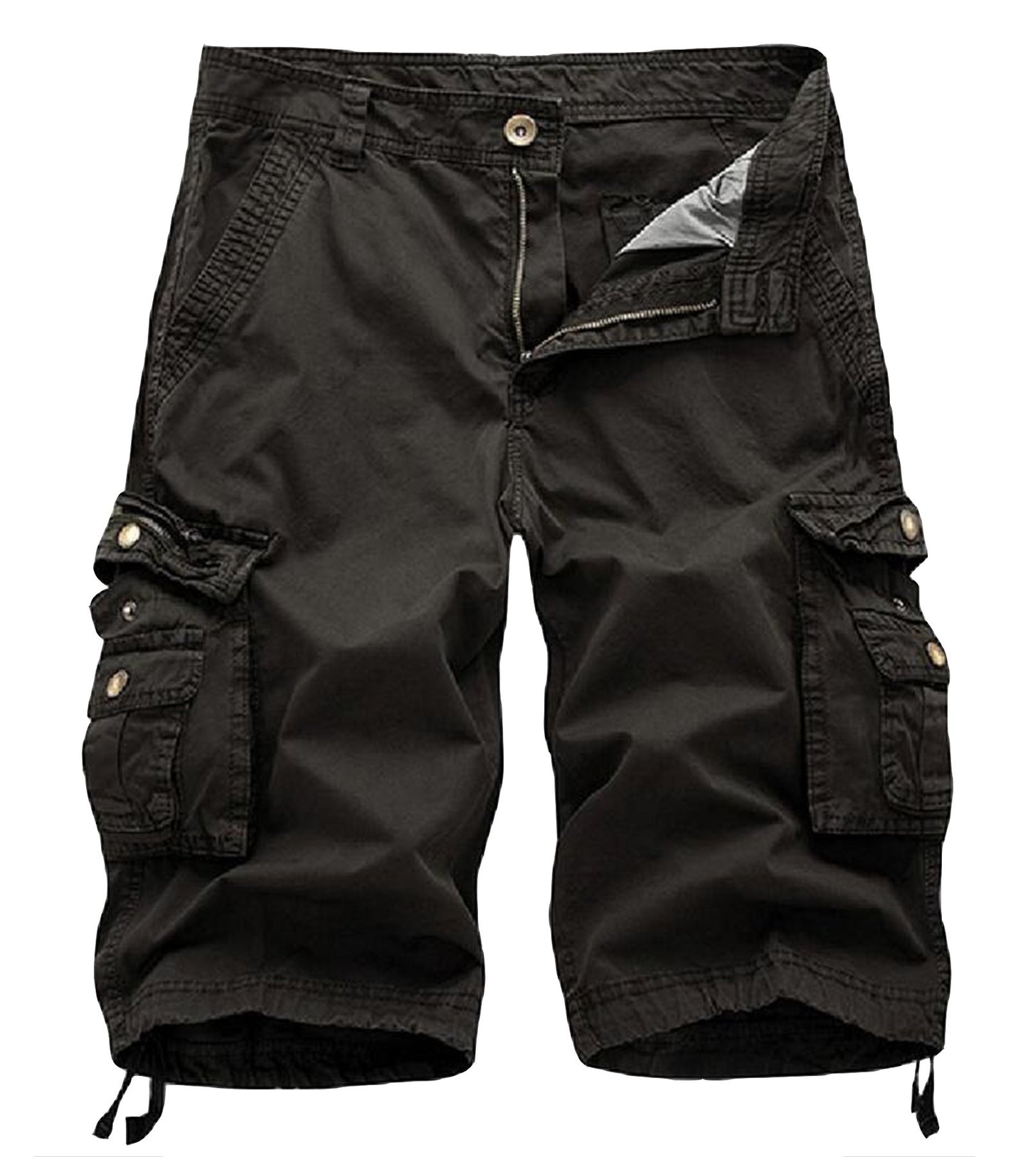 Men's Camo Cargo Shorts Relaxed Fit Multi-Pocket Outdoor Camouflage Cargo Shorts Cotton