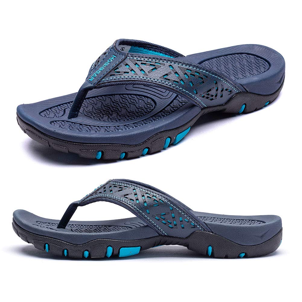 KIIU Mens Thong Sandals Indoor and Outdoor Beach Flip Flop