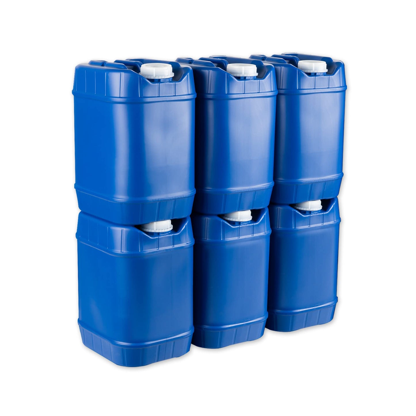 5-Gallon Stackable Water Storage Containers, Emergency Water Storage for Camping and Disaster Preparedness, 40 Gallons