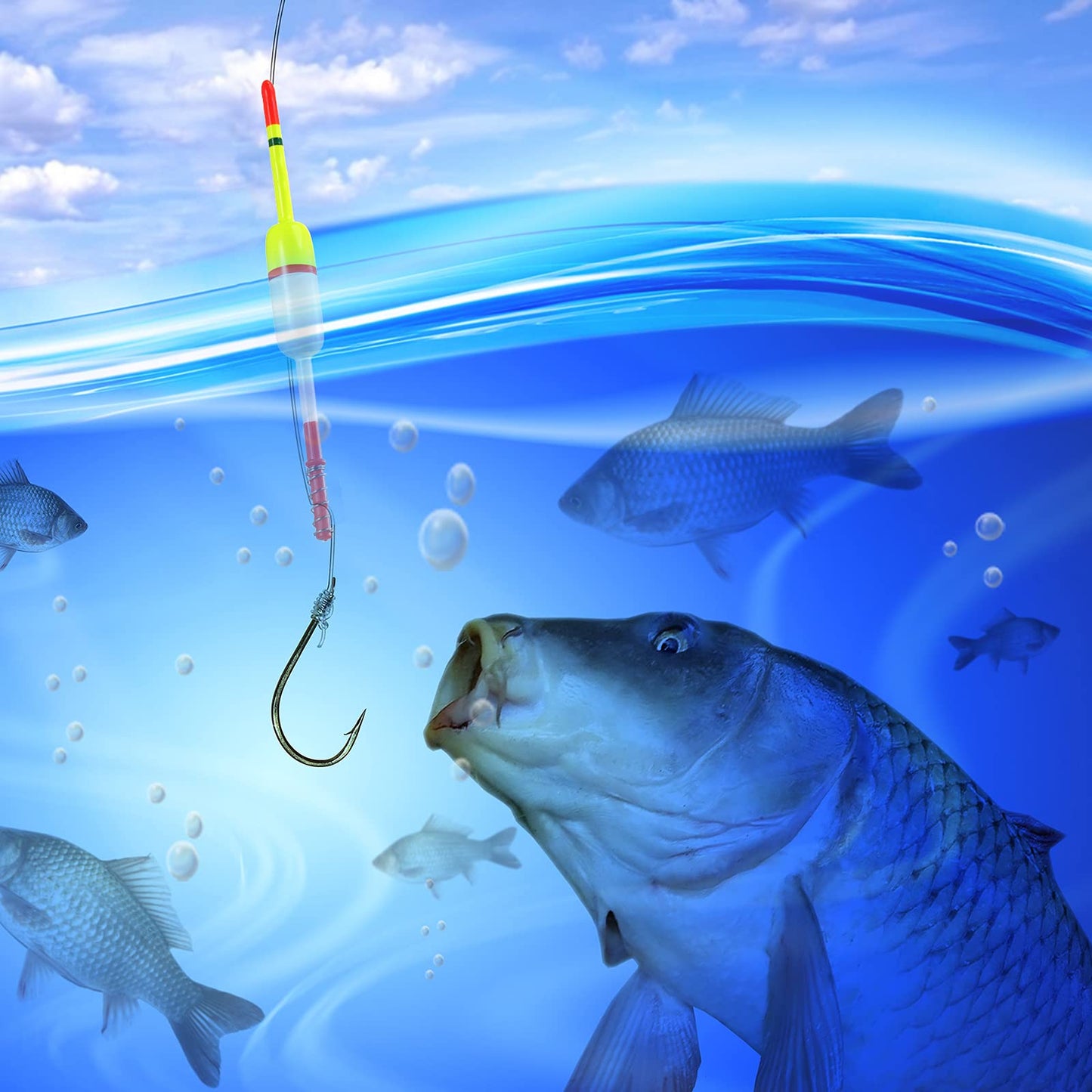 10 Pieces Fishing Bobbers Fishing Floats and Bobbers Fishing Floaters Crappie Bobbers Spring Slip Bobbers Fishing Float Accessories for Fishing