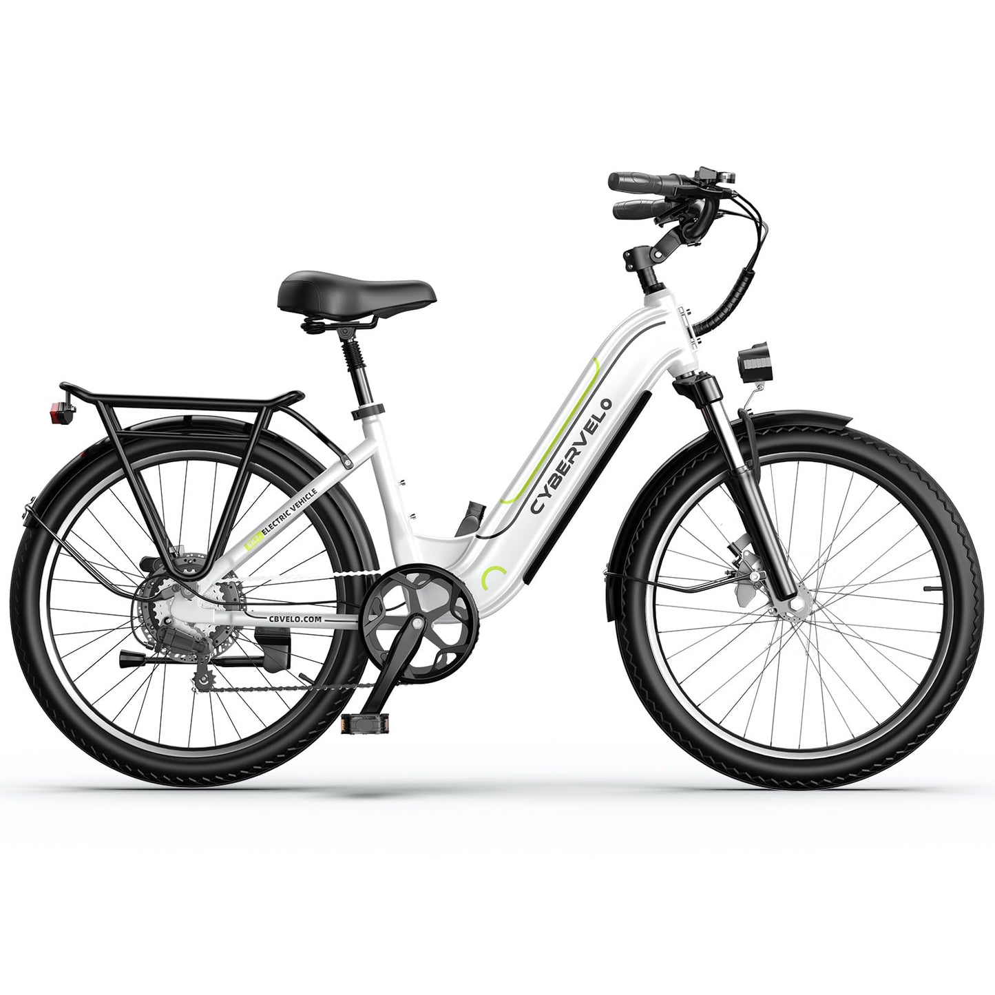 1000 Peak Electric Bike for Adults,up 80 Miles Removable Battery Ebike, 26" Electric E Bike with 7-Speed,Adult Electric Bicycles for Commute Beach Snow Womens All Terrain