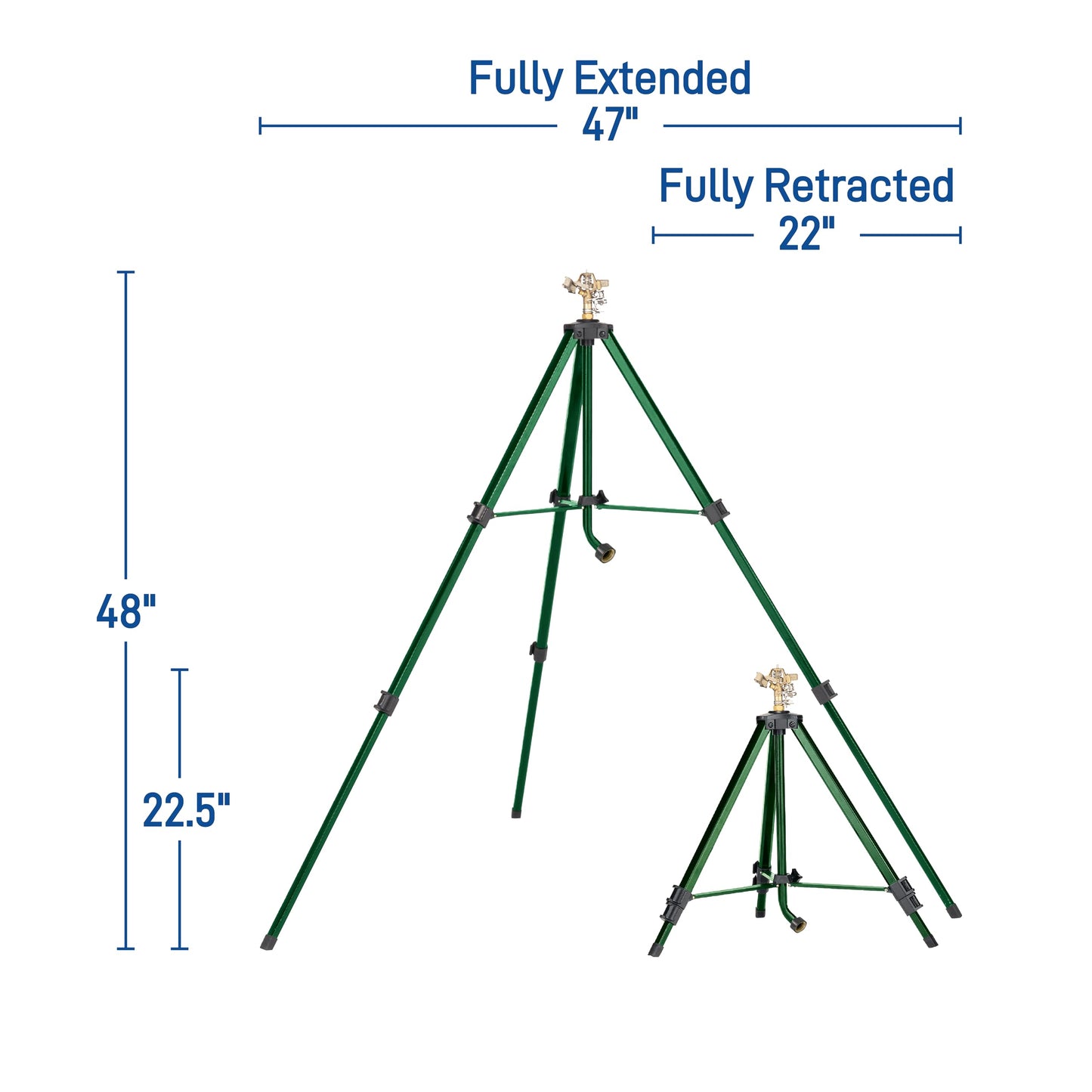 Orbit Lawn Watering Impact Sprinkler on Tripod Base