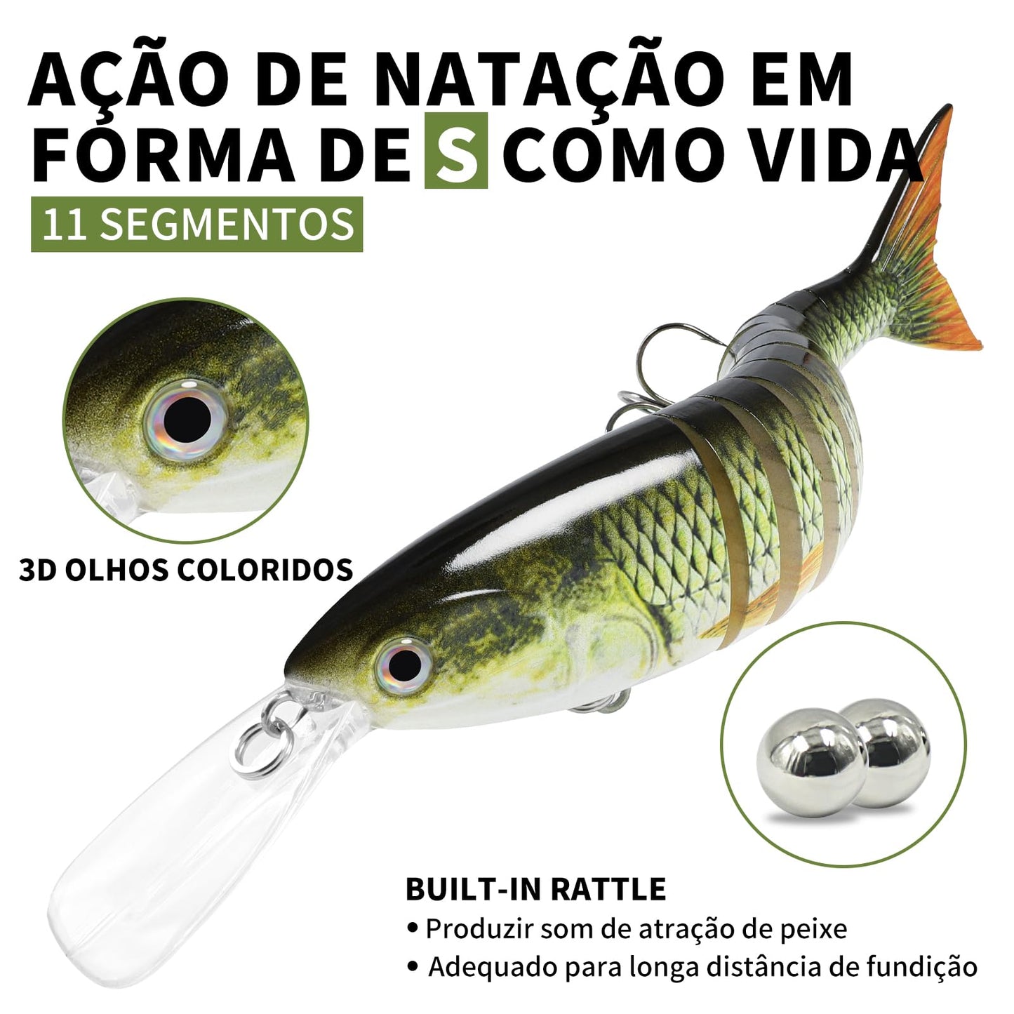 TRUSCEND Swimmax for Freshwater and Saltwater, Lifelike Fishing Lures for Bass Trout Crappie Walleye Pike Bluegill Salmon, Swimbait for Bass Fishing, Amazing Fishing Gear Gifts for Family Fishing