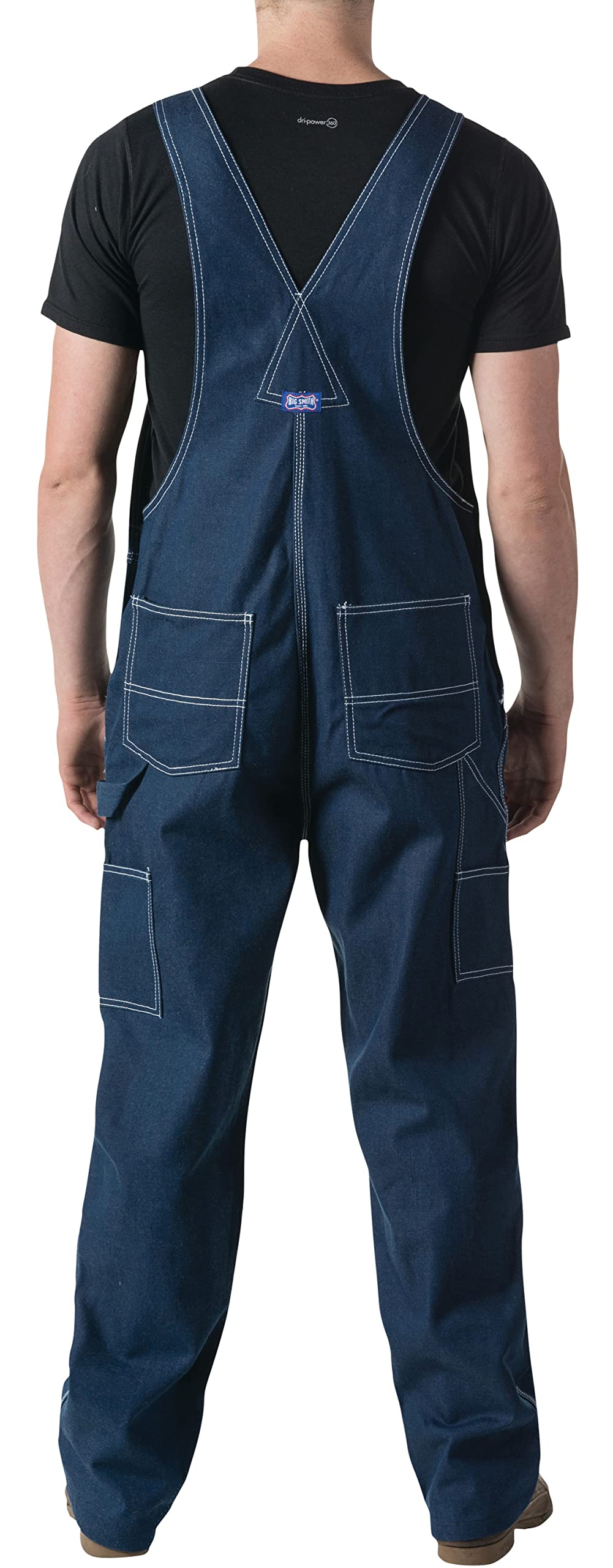 Walls mens Stonewashed Denim Bib Overall