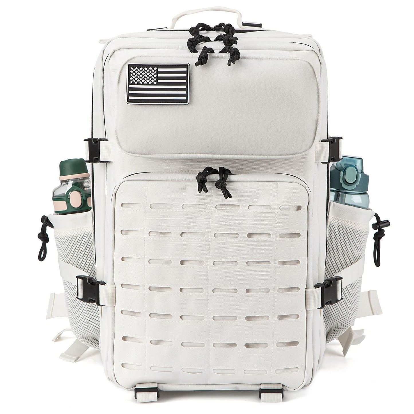 QT&QY 25L/35L/45L Military Tactical Backpack For Men Molle Daypack 3 Day Bug Out Bag Hiking Rucksack With Bottle Holder