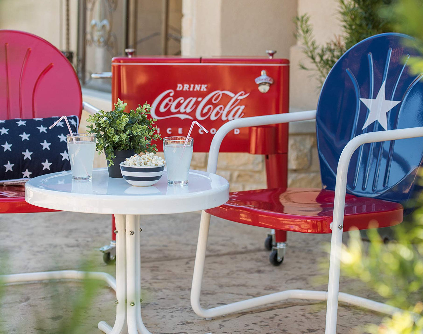 LEIGH COUNTRY CP 98114 Coke Cooler 60QT - Redfish