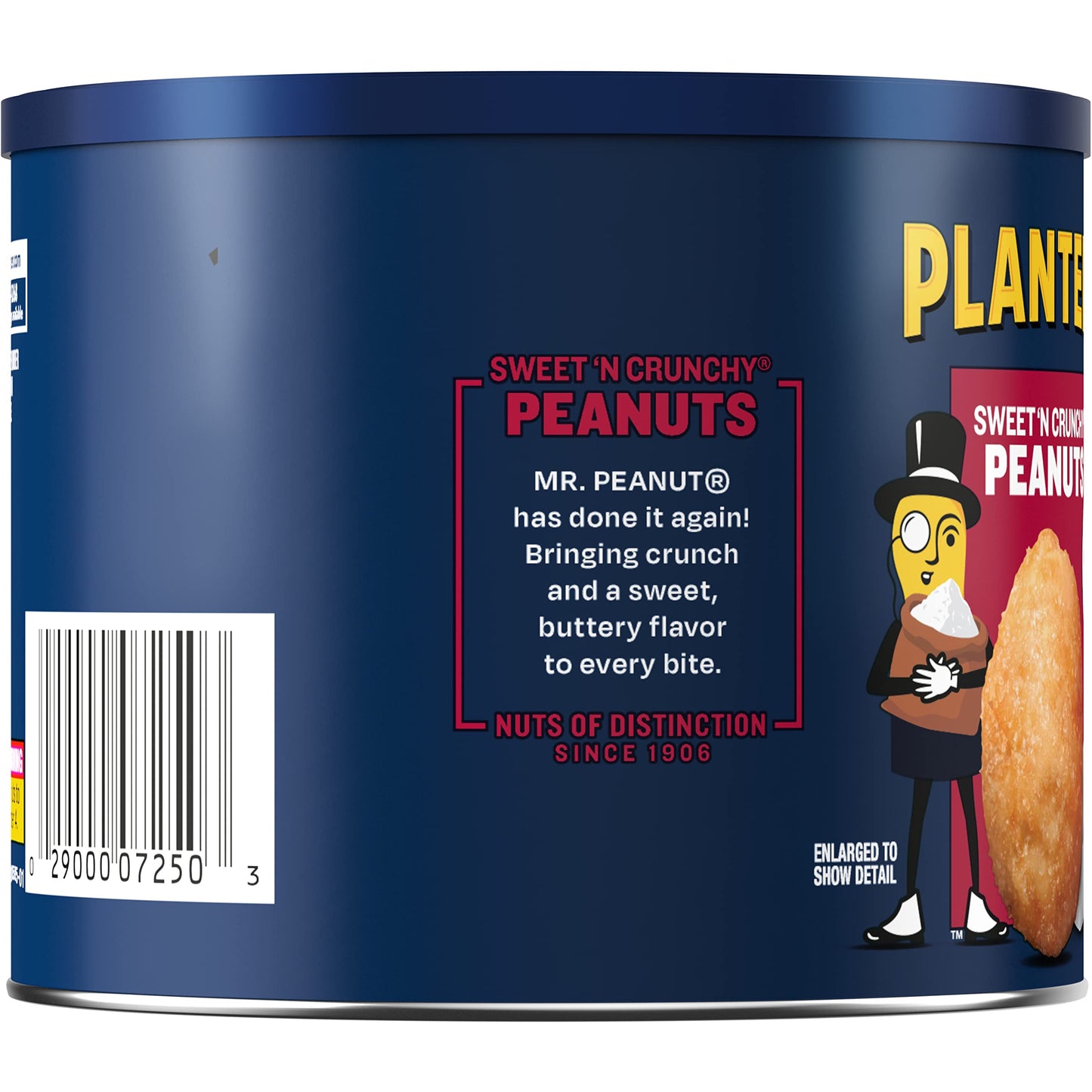 PLANTERS Peanuts, Lightly Salted Peanuts, Dry Roasted, Snacks for Adults, (6 ct Pack, 2.2 lb Containers)