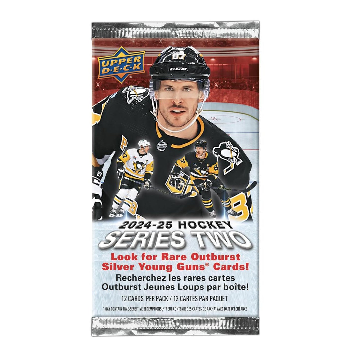 2024/25 Upper Deck Series 2 Hockey Blaster Box, 4 Packs Per Box, 12 Cards Per Pack