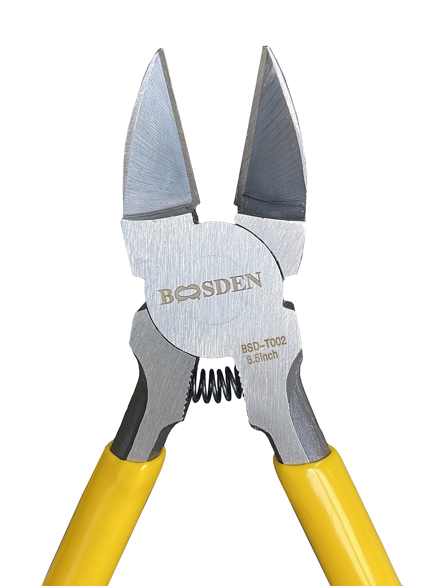Wire Cutters 10 Pack, 6.5 inch, BOOSDEN Flush Cutters, Spring Loaded Cutting Pliers, Side Cutters, Dykes Cutter, Wire Clippers, Plastic Cutter, Wire Cutters for Jewelry, Floral, Electrical