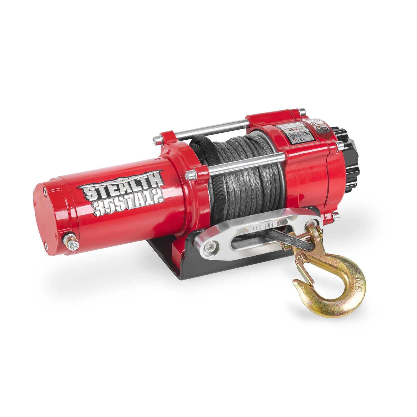 Stealth Winches 13500lb Truck Winch 12V Electric Winch with 2 Wireless remotes and Steel Rope, Perfect for SUV Towing Trailer Winch, Hook, Weatherproof, with Roller Fairlead, Heavy Duty