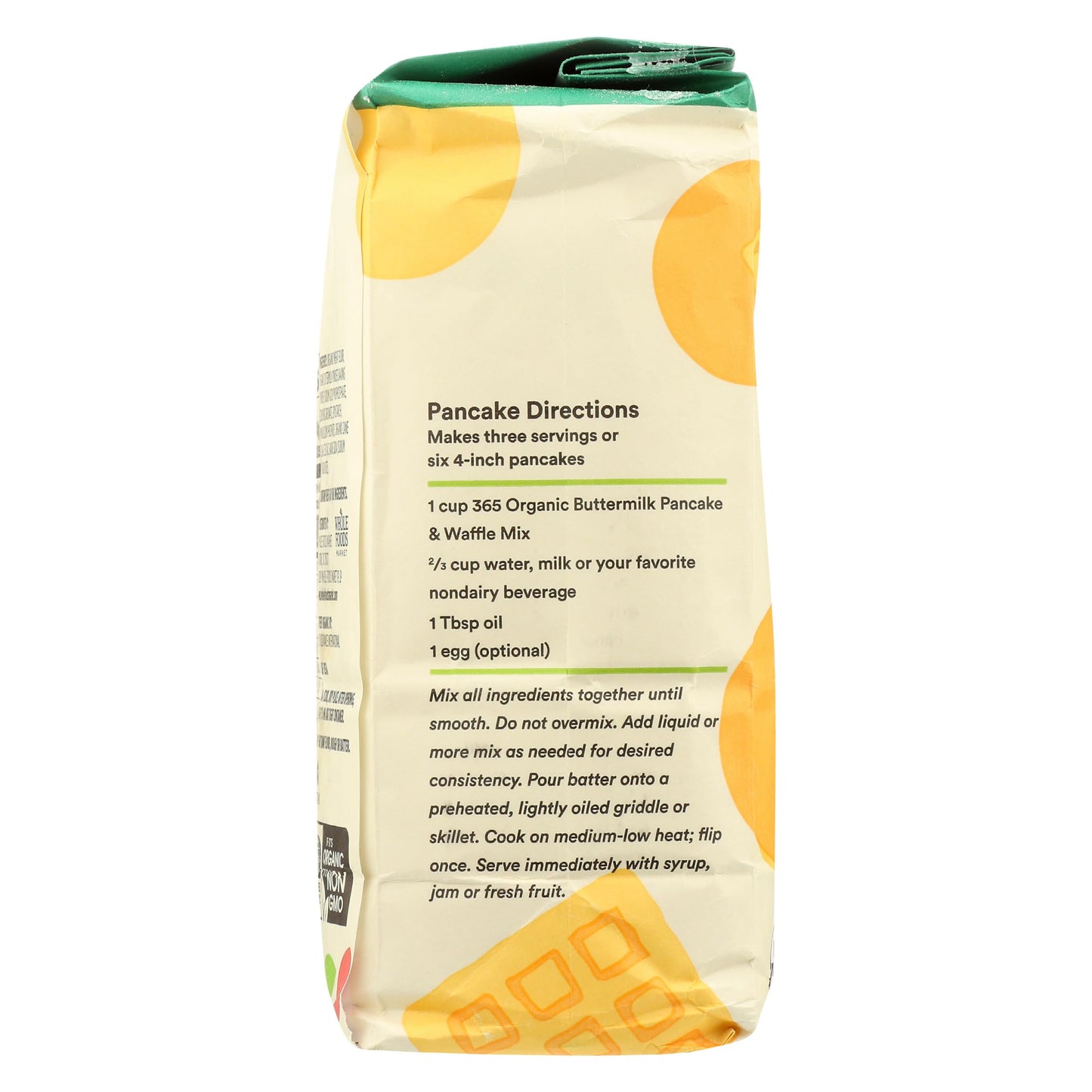 365 by Whole Foods Market, Organic Buttermilk Pancake & Waffle Mix, 32 OZ