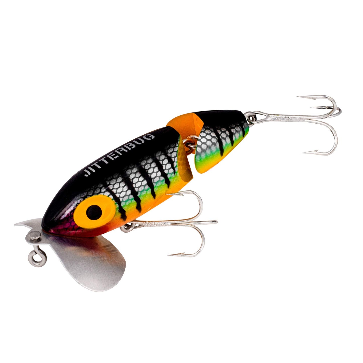 Jitterbug Topwater Bass Fishing Lure - Excellent for Night Fishing