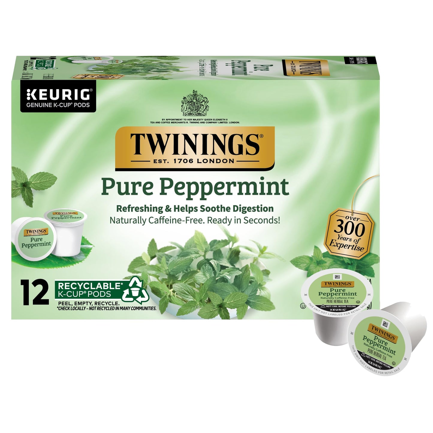 Twinings English Breakfast Black Tea K-Cup Pods for Keurig, 24 Count (Pack of 1), Smooth, Flavourful, Robust, Caffeinated, Enjoy Hot or Iced