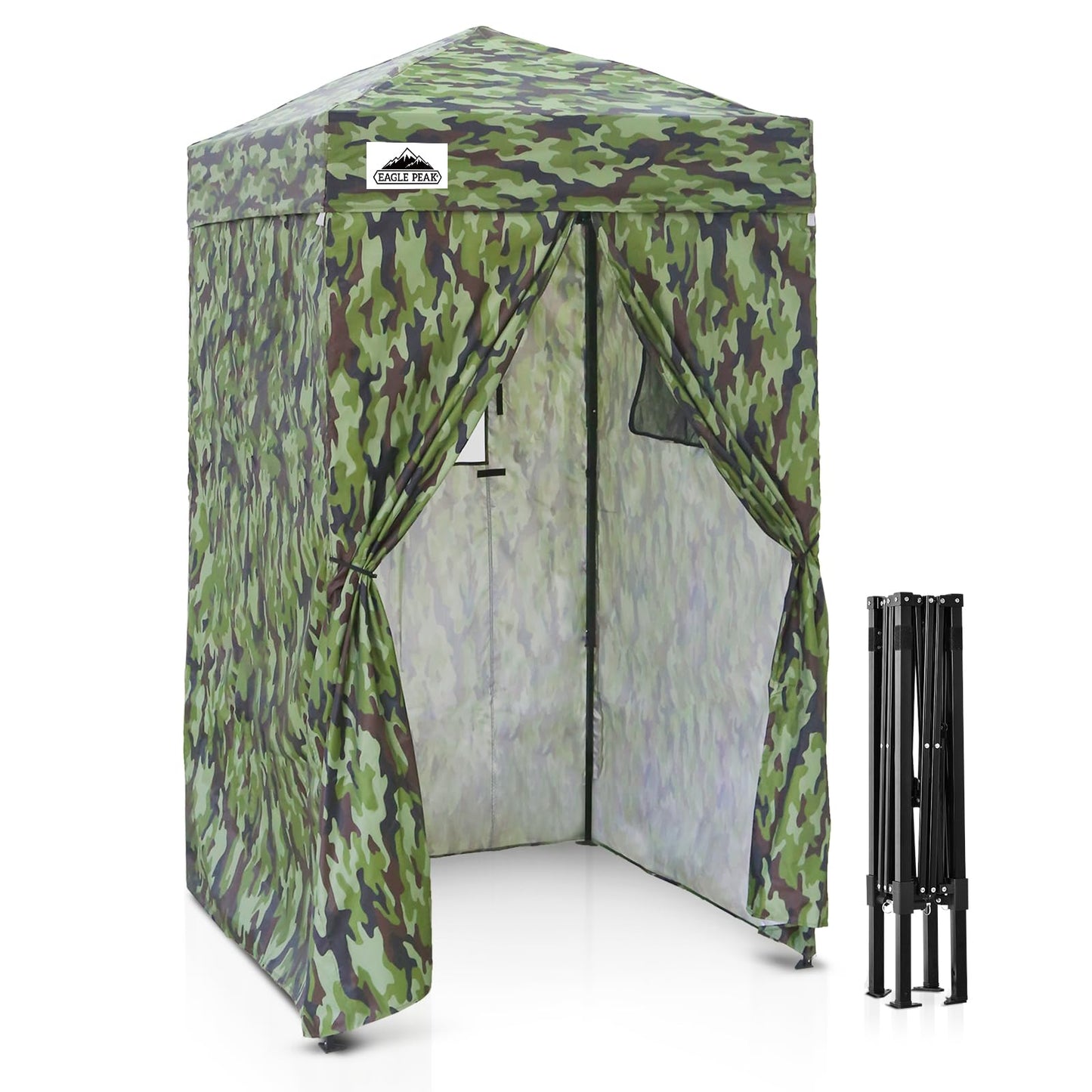 EAGLE PEAK Flex Compact 4x4 Pop-up Canopy Changing Room, Portable Dressing Room, Privacy Changing Tent for Indoor Fashion Photoshoots, Camping, or Pool, Purple
