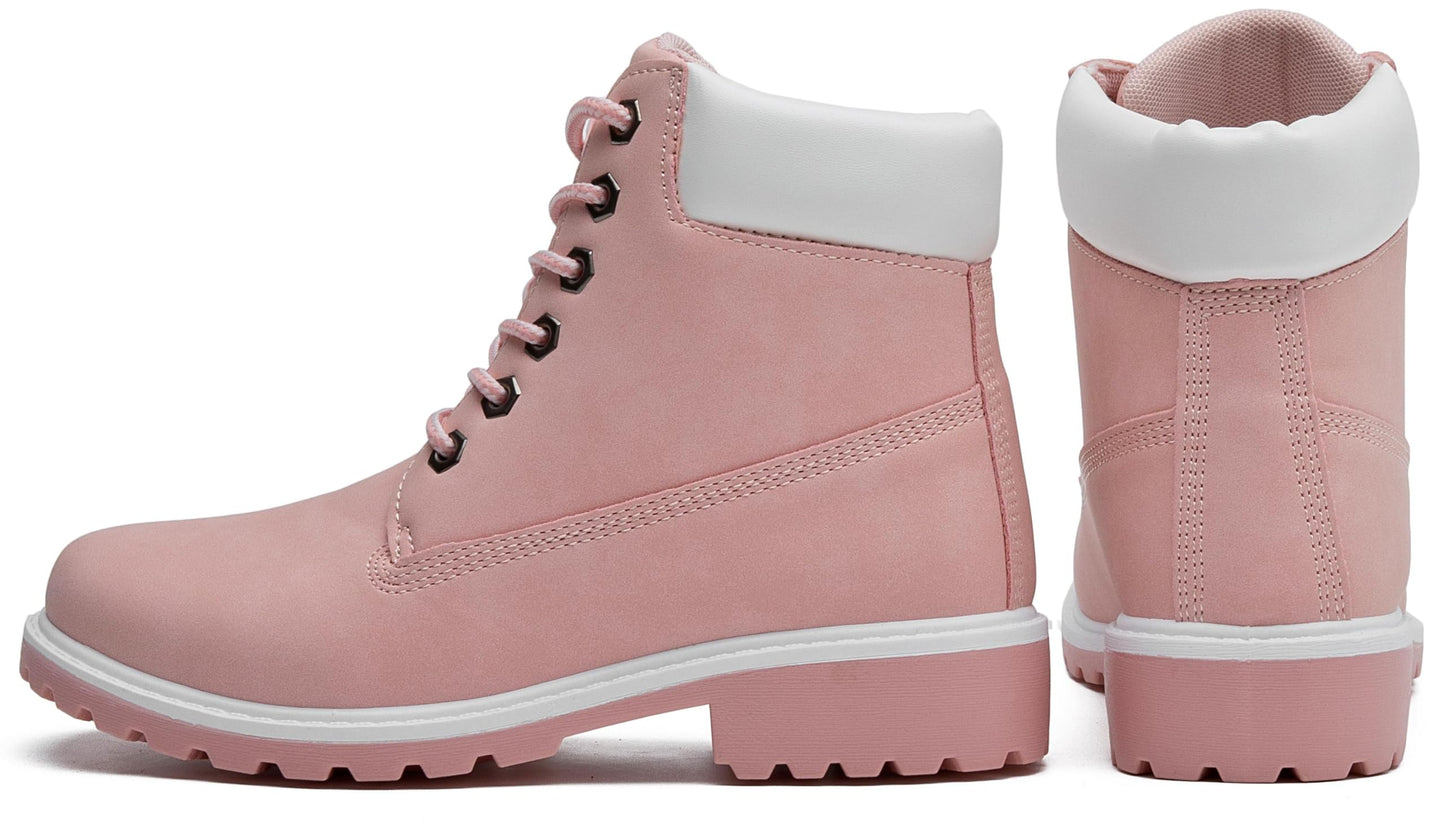 Women's Work Boots Hiking - Waterproof Outdoor Construction Motorcycle Combat