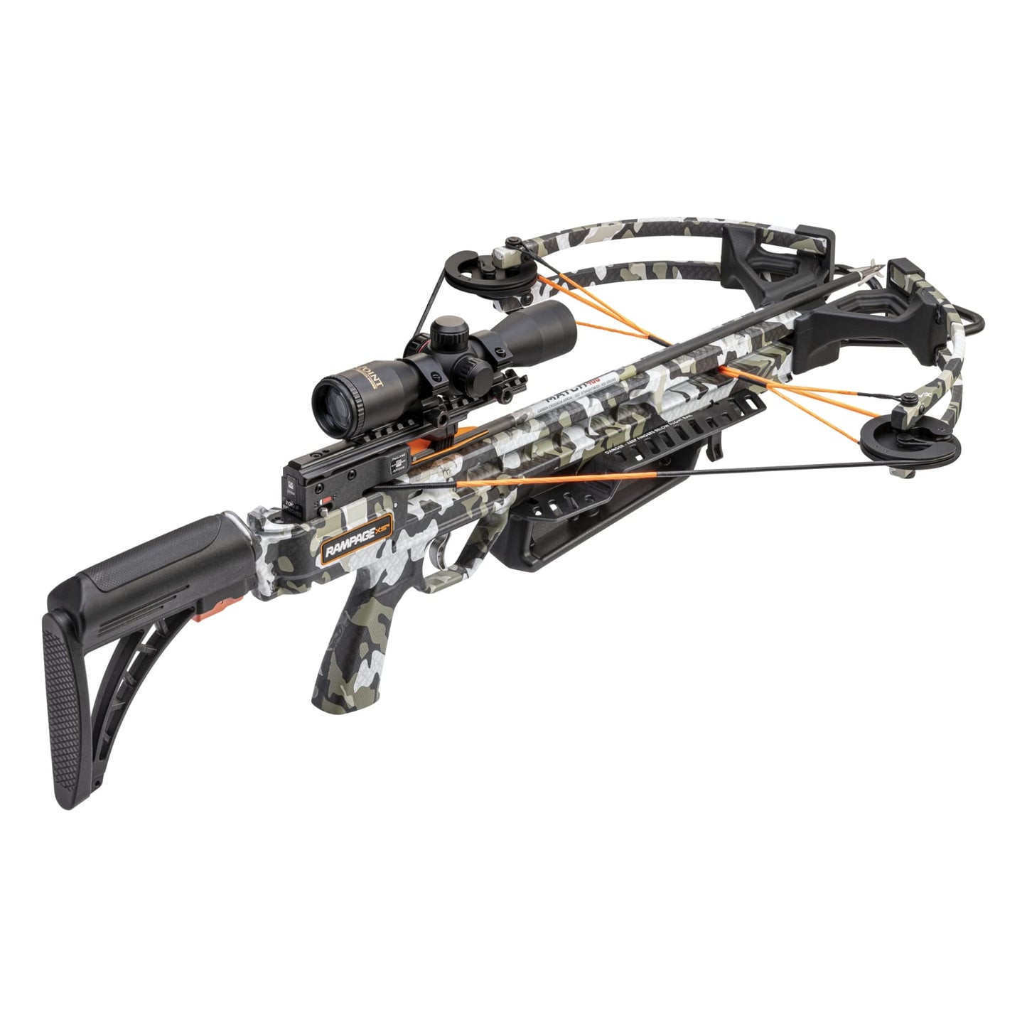 Wicked Ridge by TenPoint Rampage XS Crossbow, Peak XT - 390 FPS - The Ultimate Affordable Hunting Machine - Includes Lighted 3X Pro-View Scope