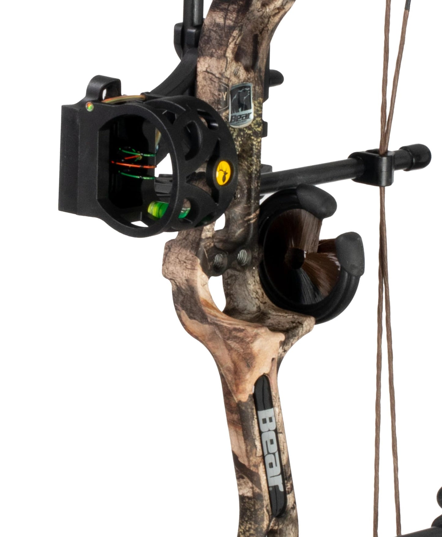 Bear Archery Royale Ready to Hunt Compound Bow Package for Adults and Youth, 12”- 27” Draw Length, 5-50 Lbs Draw Weight, Up to 290 FPS, Limbs Made in USA, Limited Life-Time Warranty