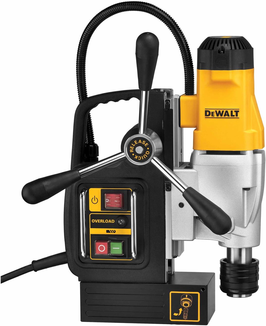 DEWALT Drill Press, Magnetic, 2-inch, 10-Amp with 2-Speed Setting (DWE1622K)