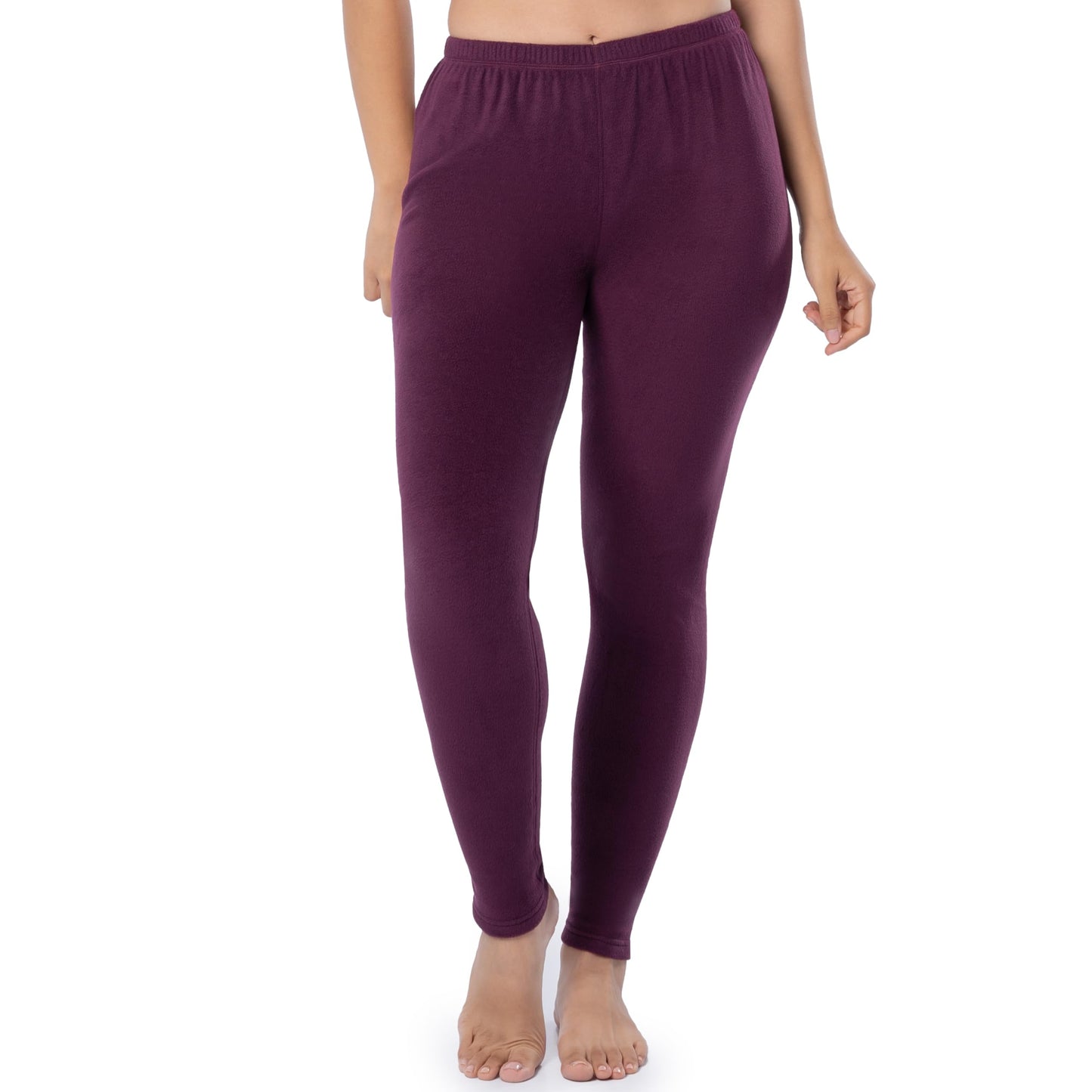Fruit of the Loom Women's Stretch Fleece Lined Thermal Long Johns Underwear Set