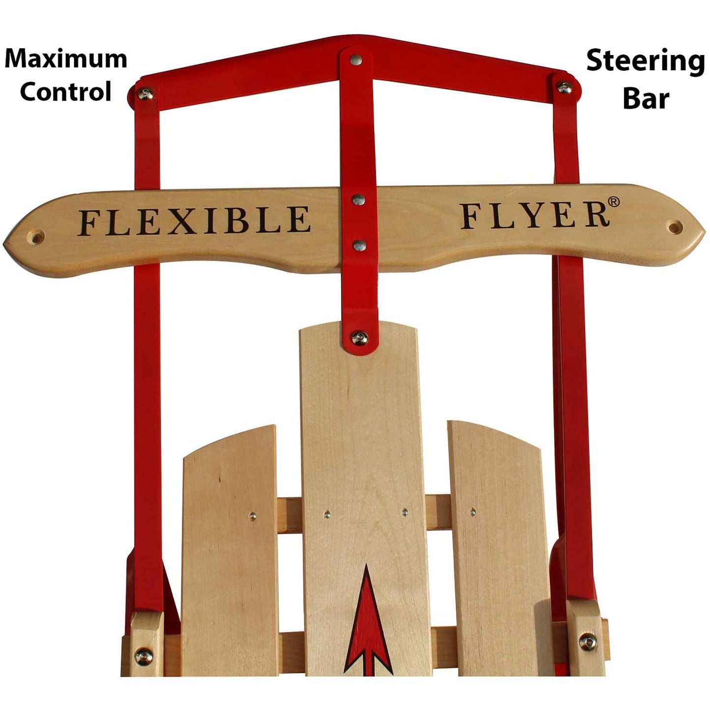 Flexible Flyer 48 Inch Metal Runner Jet Snow Sled