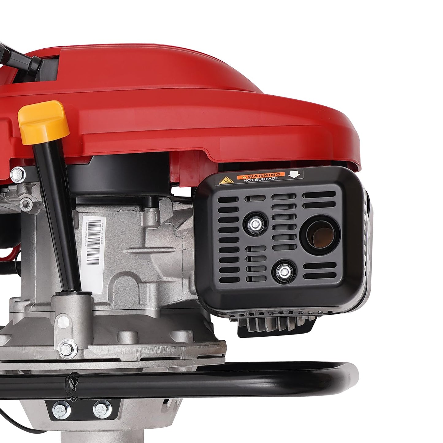 4 Stroke 4HP Outboard Motor, 4 Stroke 55CC Jet Pump Boat Engine w/Wind Cooling CDI System for Rubber Boats, Wooden Boats, Fishing Boats, etc, 5500 rpm