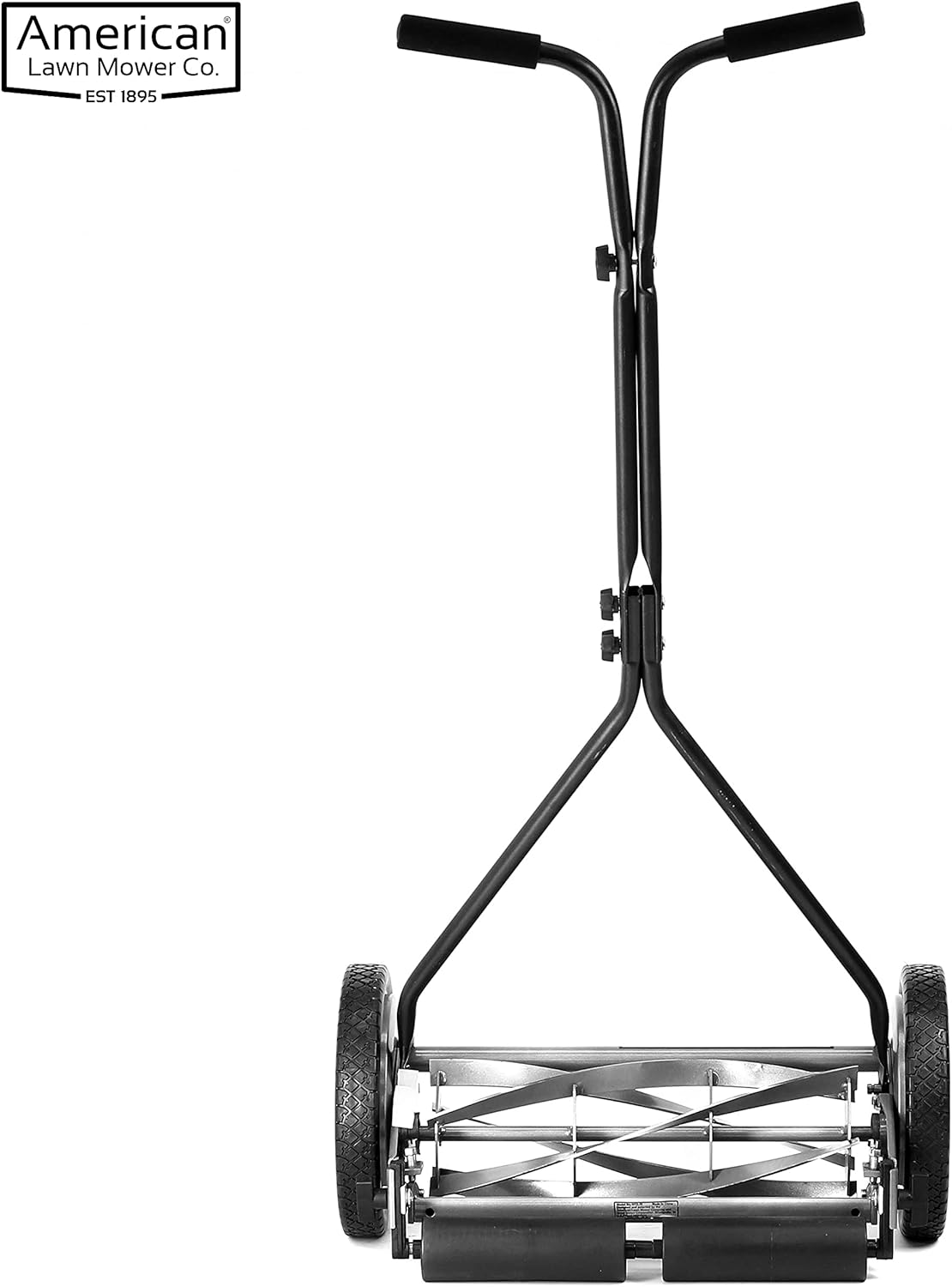 American Lawn Mower Company 1204-14 14-Inch 4-Blade Push Reel Lawn Mower, Red