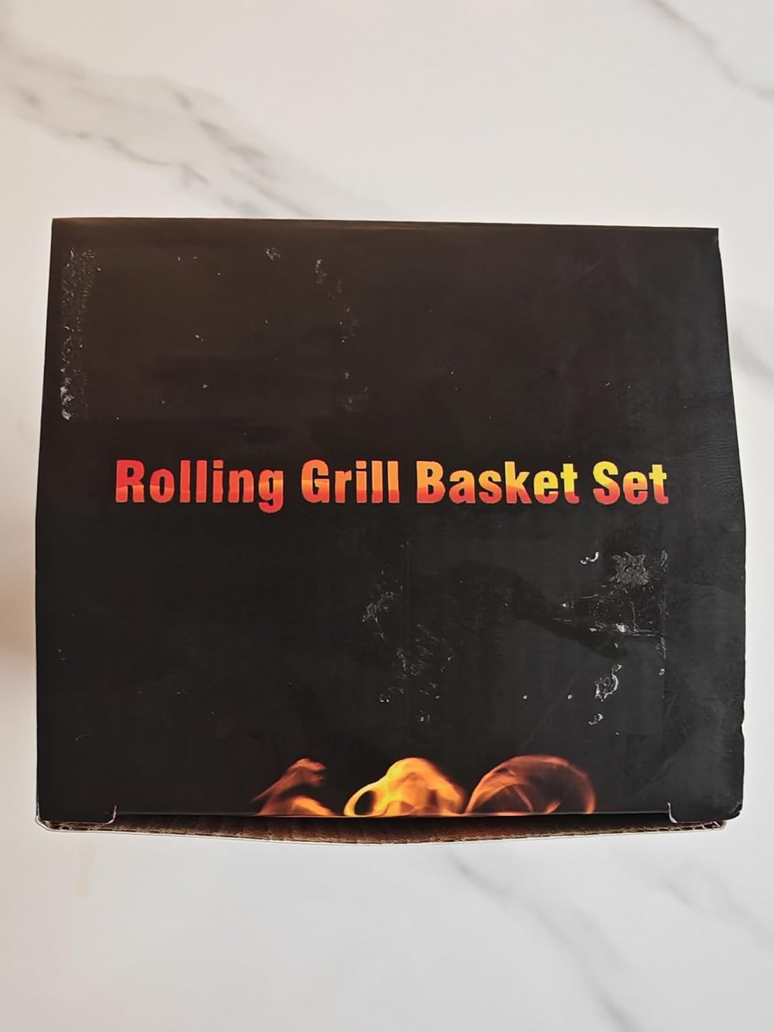 Rolling Grill Baskets(2PCS, Hexagon), Removable Wooden Handle, 304 Stainless Steel, Nesting Grilling Net, BBQ Accessories Tools for Vegetables Shrimp, Outdoor Cooking Camping, Birthday Gifts for Men Dad Husband
