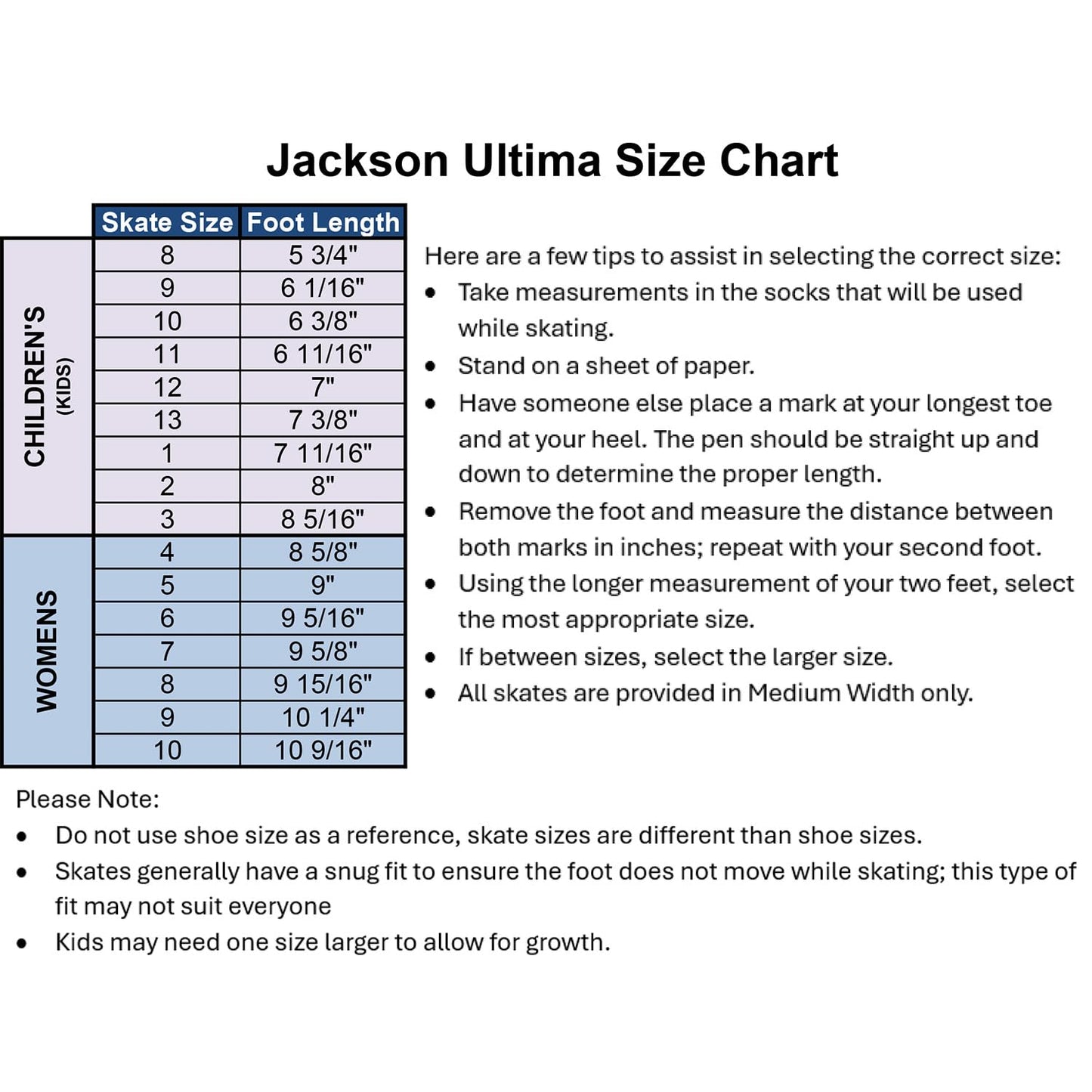 Jackson Ultima SoftSkate Womens/Girls Figure Ice Skates - Women's Size 6, Medium Width