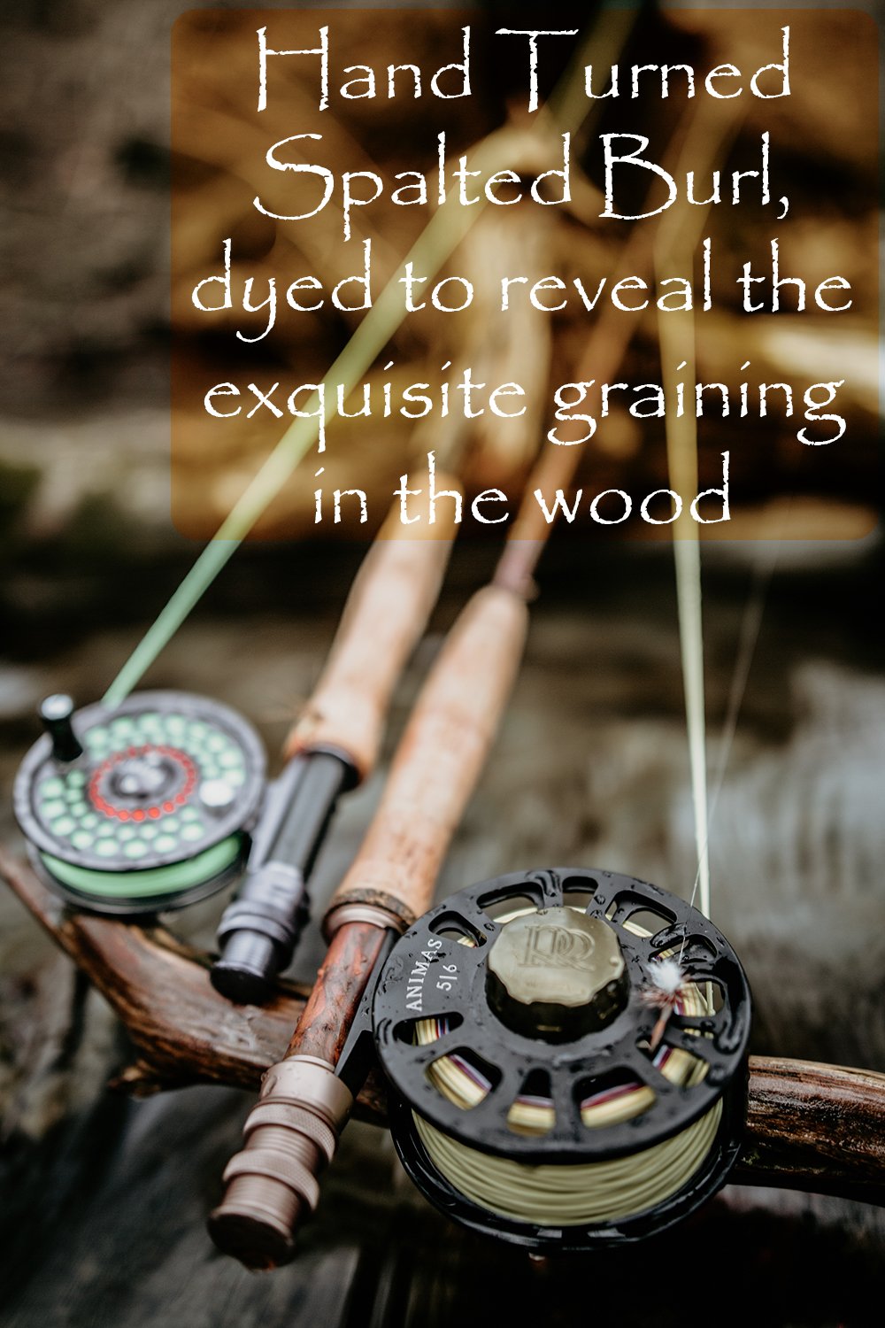 Moonshine Rod Co. Fly Fishing Rod with Carrying Case and Extra Rod Tip Section, Slow-Medium-Fast Action