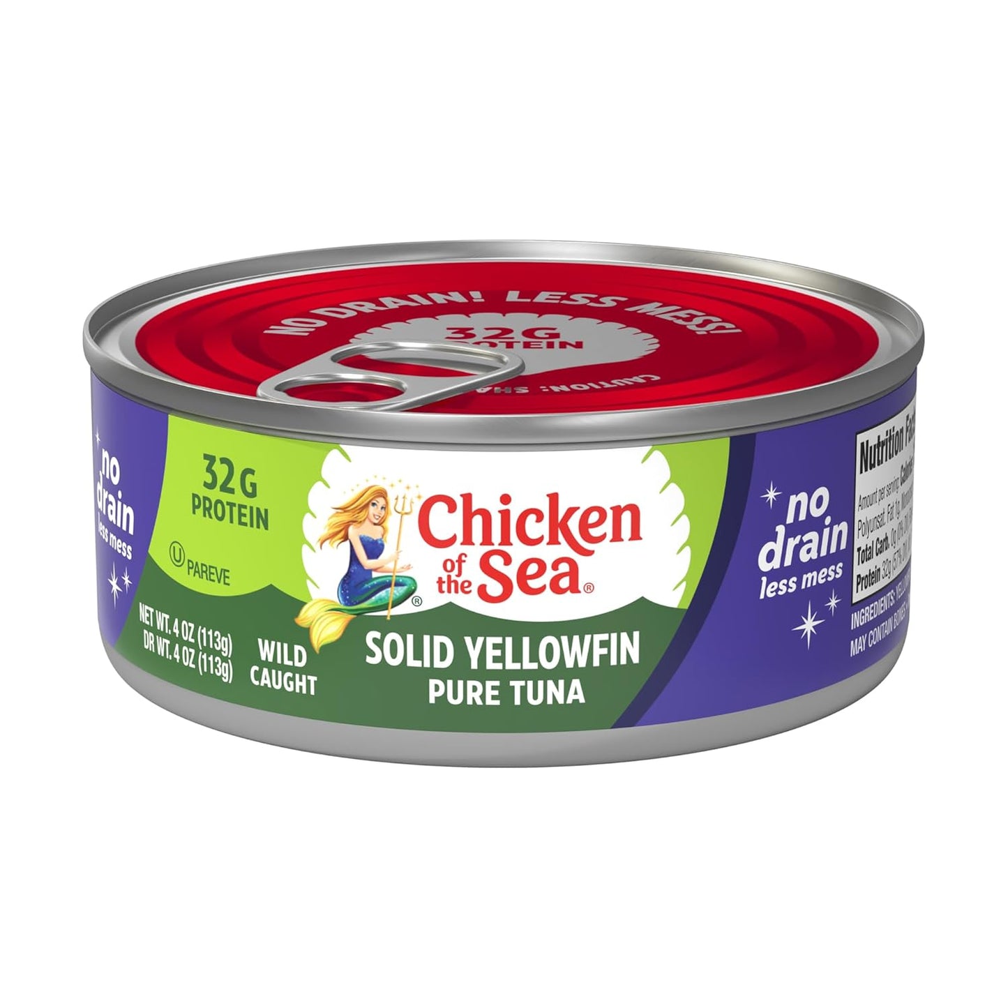 Chicken of the Sea Chunk Light Tuna in Water, 5 Ounce Cans (Pack of 10), Wild Caught Canned Tuna