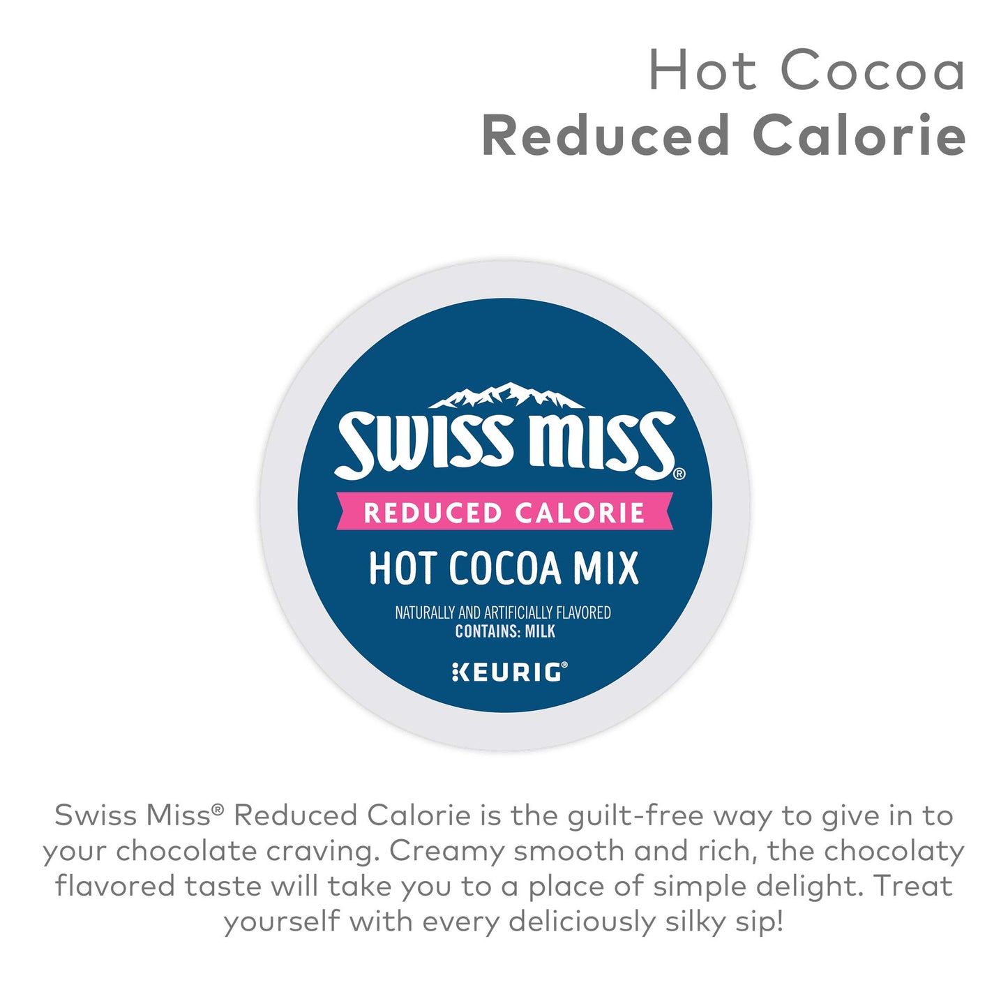 Swiss Miss Milk Chocolate Flavor Hot Cocoa Mix Canister, 76.55 oz.