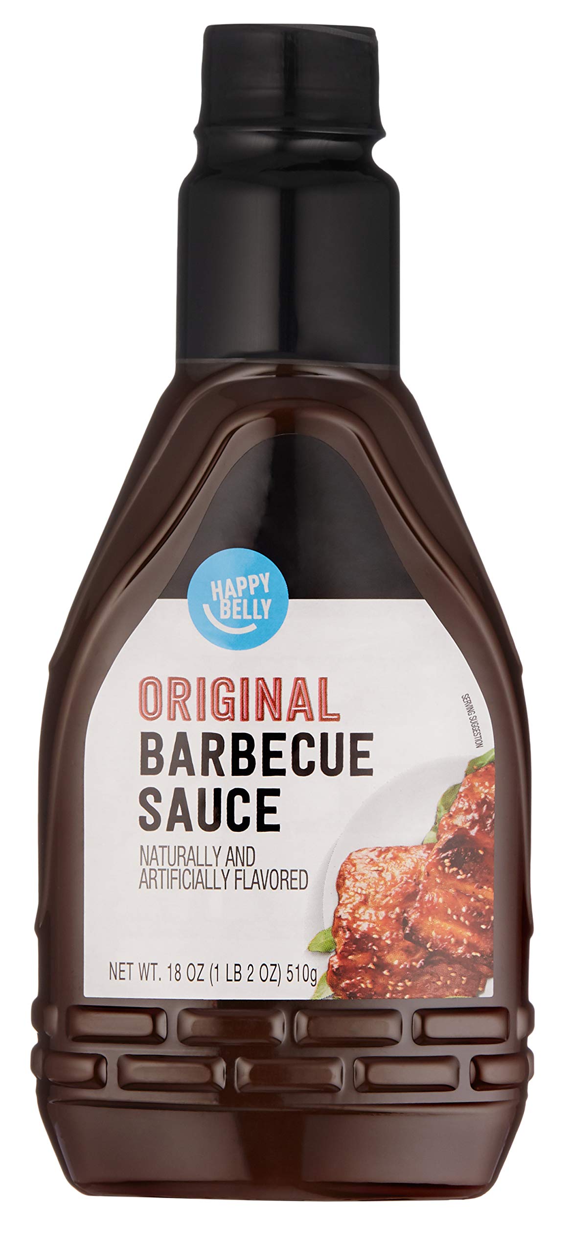 Amazon Brand - Happy Belly Original BBQ Sauce, 1.12 pound (Pack of 1)