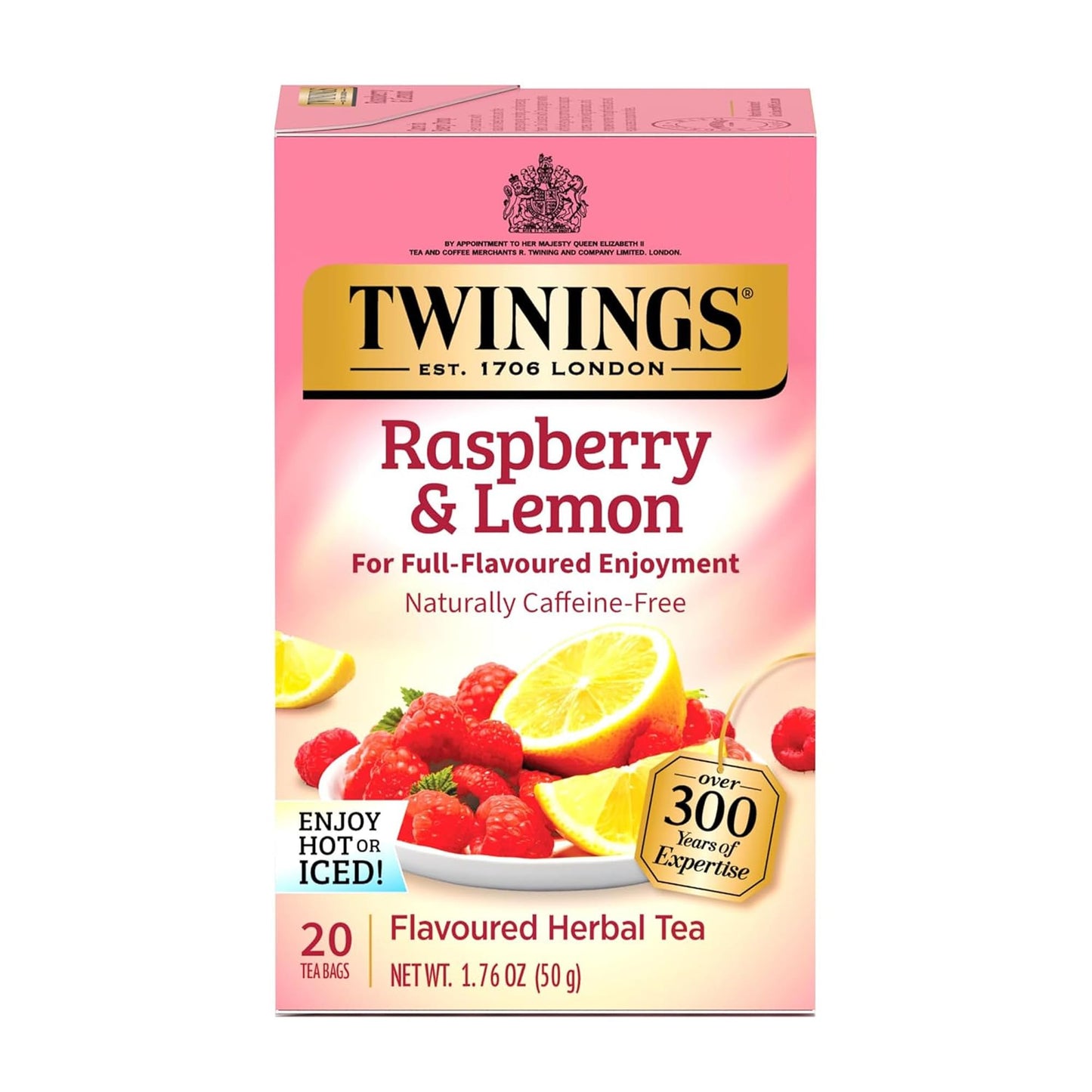 Twinings English Breakfast Black Tea Individually Wrapped Bags, 100 Count (Pack of 1), Smooth, Flavourful, and Robust, Caffeinated, Enjoy Hot or Iced, 100 Teabags