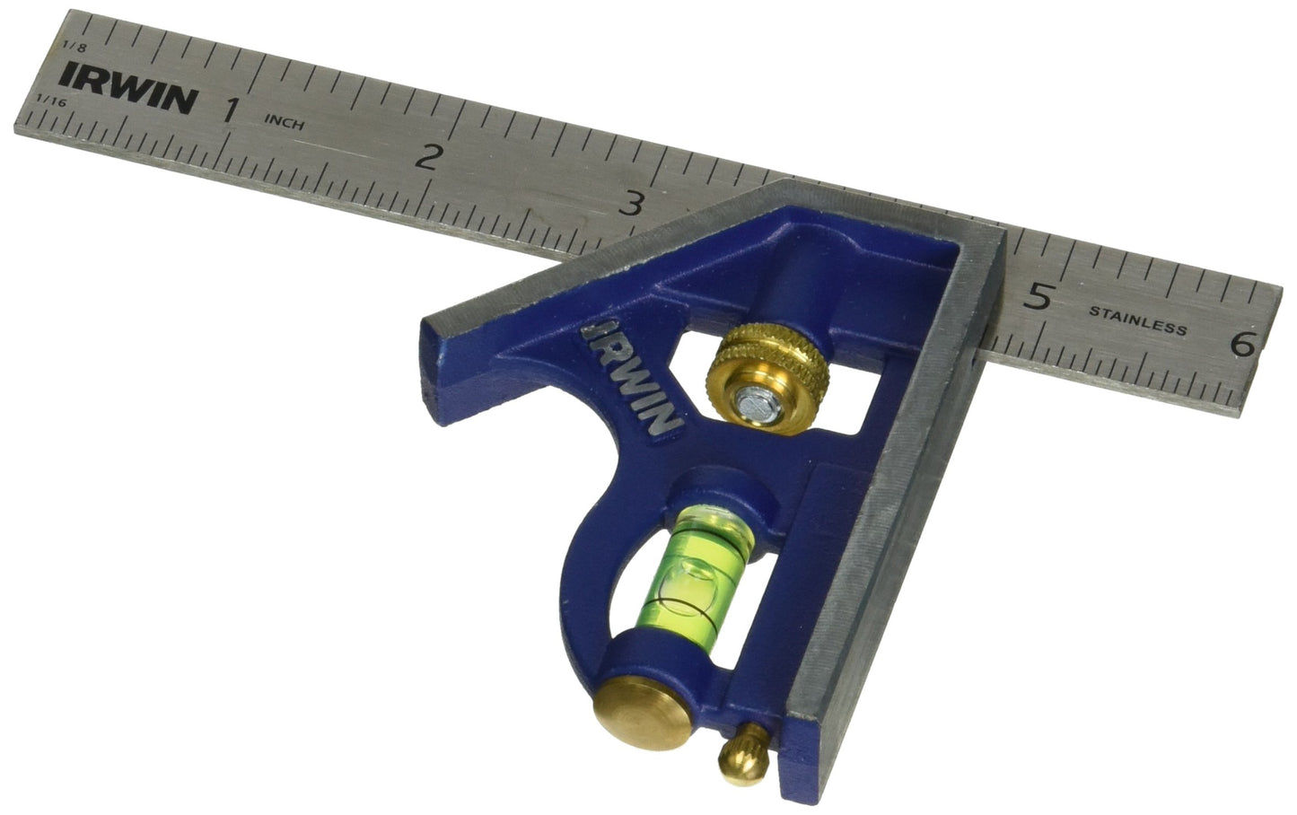IRWIN Combination Square, 12”, 45-90 Degree Marking, Stainless Steel (1794469)