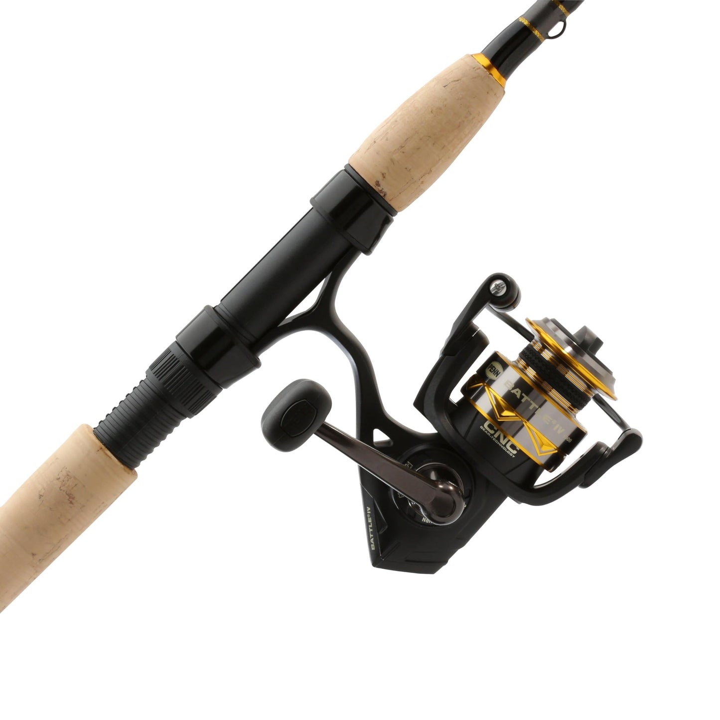 PENN Battle IV Spinning Reel and Fishing Rod Combo