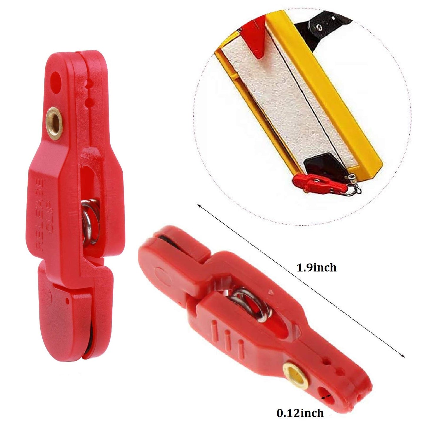 Heavy Tension Snap Release Clips for Weight Planer Board Kites Downrigger Trolling Fishing