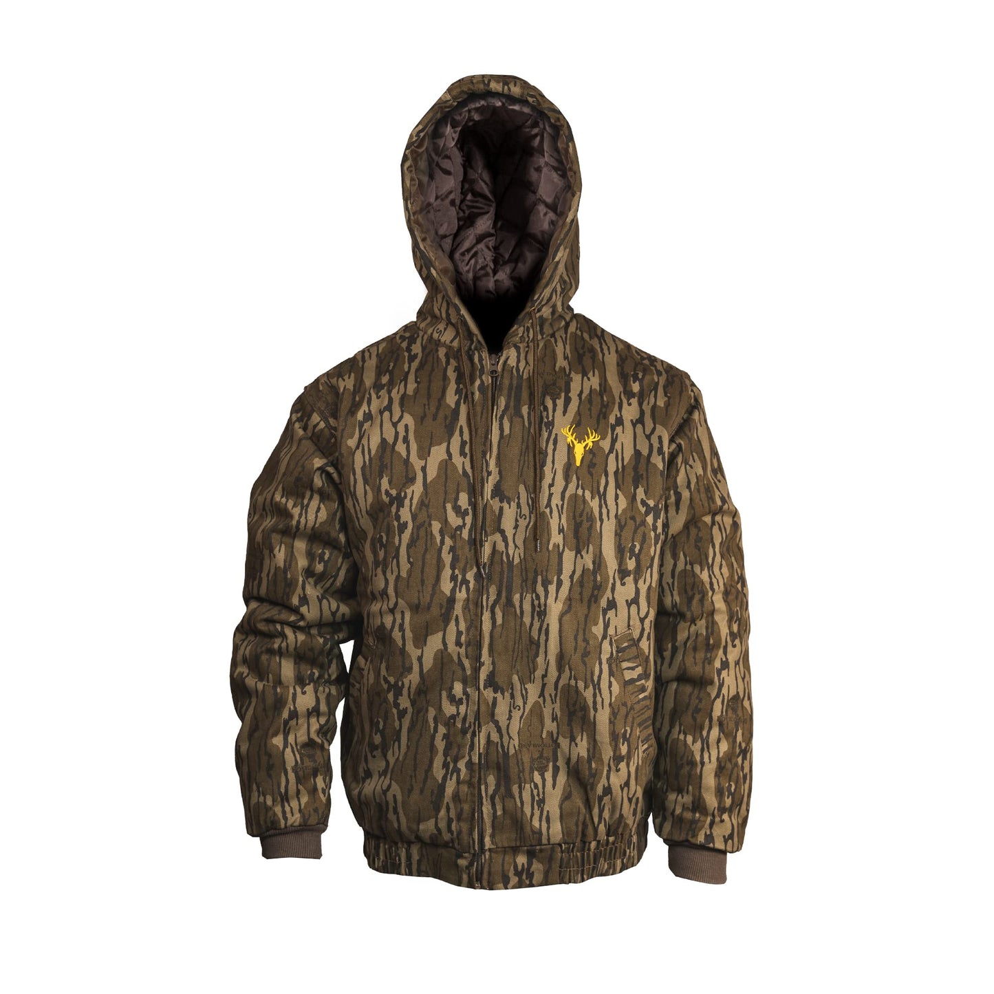 HOT SHOT Youth Insulated Twill Camo Hunting Jacket, Insulated Boy's Winter Coat, Ultra Quiet Camouflage Kids Hunting Gear
