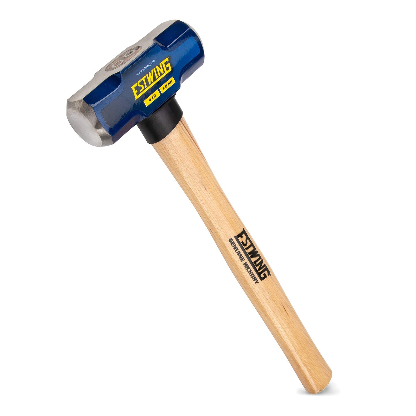 Estwing 16-Pound Hard Face Sledge Hammer for Demolition/Stake Driving, 50-55 HRC, 36-Inch Fiberglass Handle, Overstrike Protection, Textured Grip