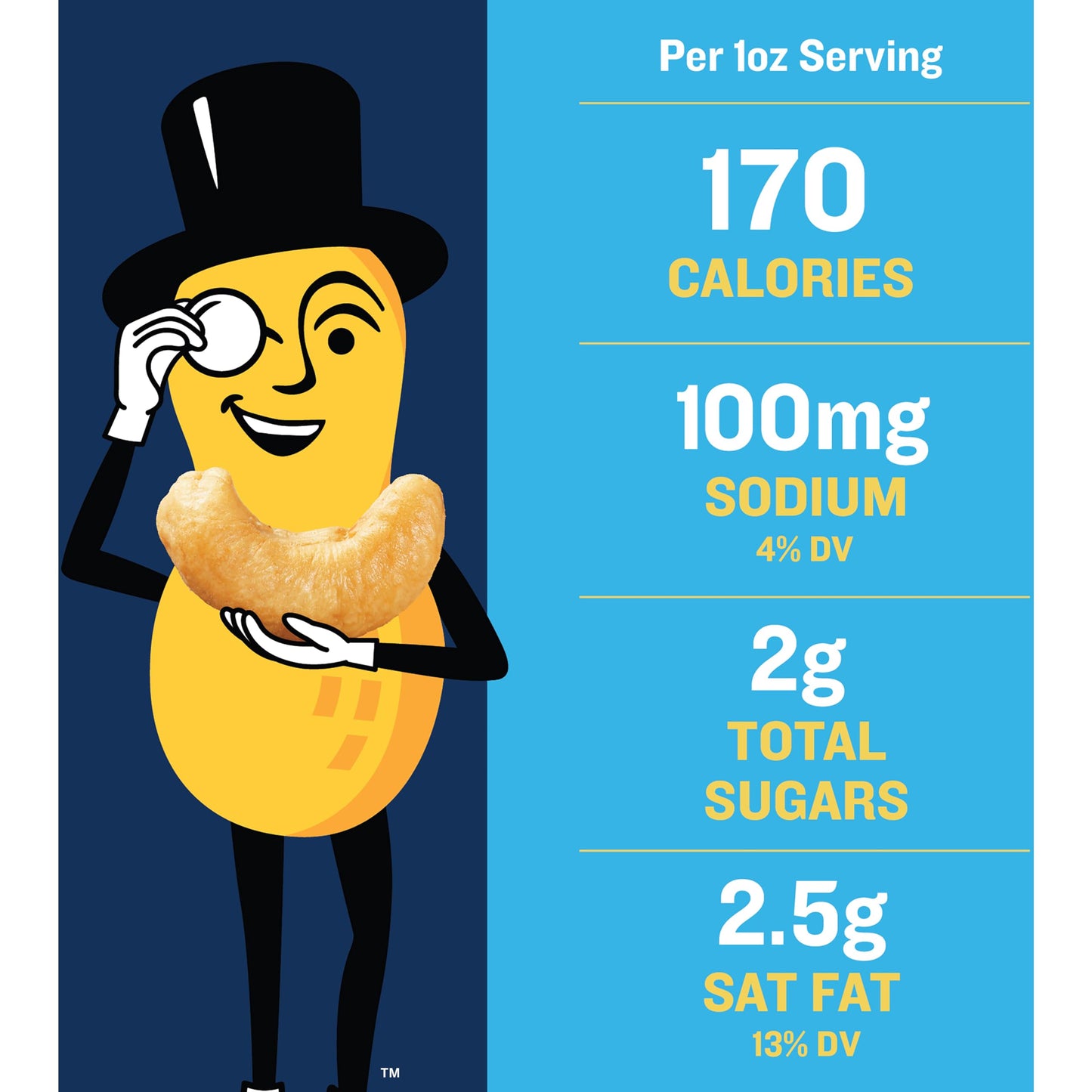 PLANTERS Fancy Whole Cashews with Sea Salt, 26 Ounces ( Pack of 1) Resealable Jar - Made with Simple Ingredients - Good Source of Vitamins and Minerals - Kosher (Packaging May Vary)