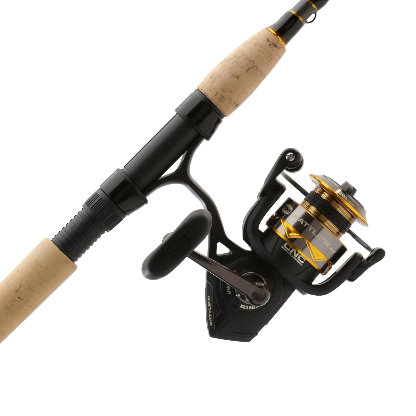 PENN Battle IV Spinning Reel and Fishing Rod Combo