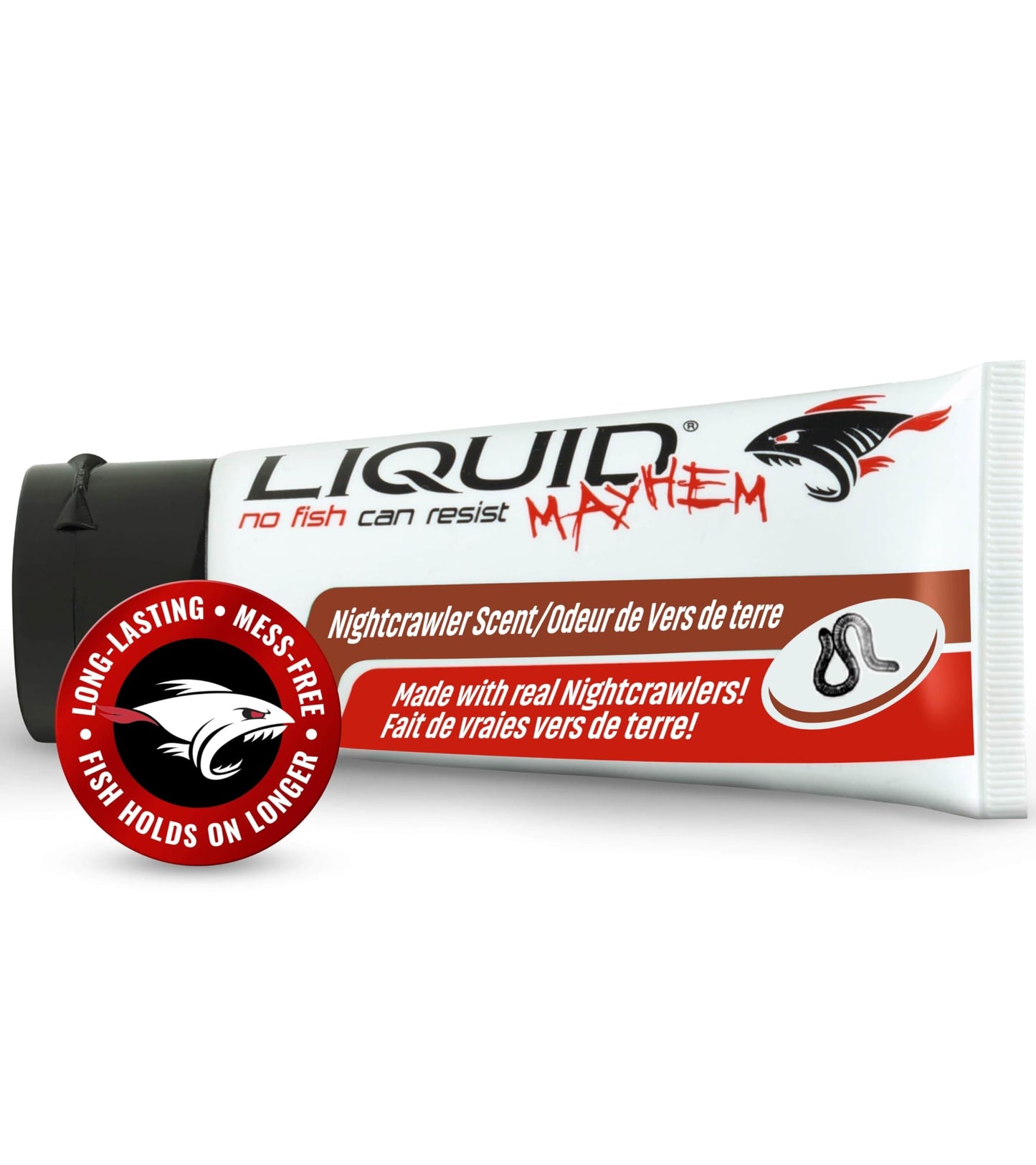 Liquid Mayhem Fish Attractant Gel – Real Bait, Aminos, UV – Multiple Scents and Pack