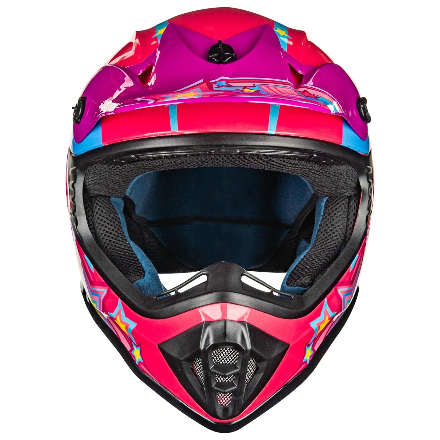 ILM Adult Dirt Bike Helmets Motocross ATV Dirtbike BMX MX Offroad Full Face Motorcycle Helmet, DOT Approved Model 128S (Matte Black, Adult-Medium)