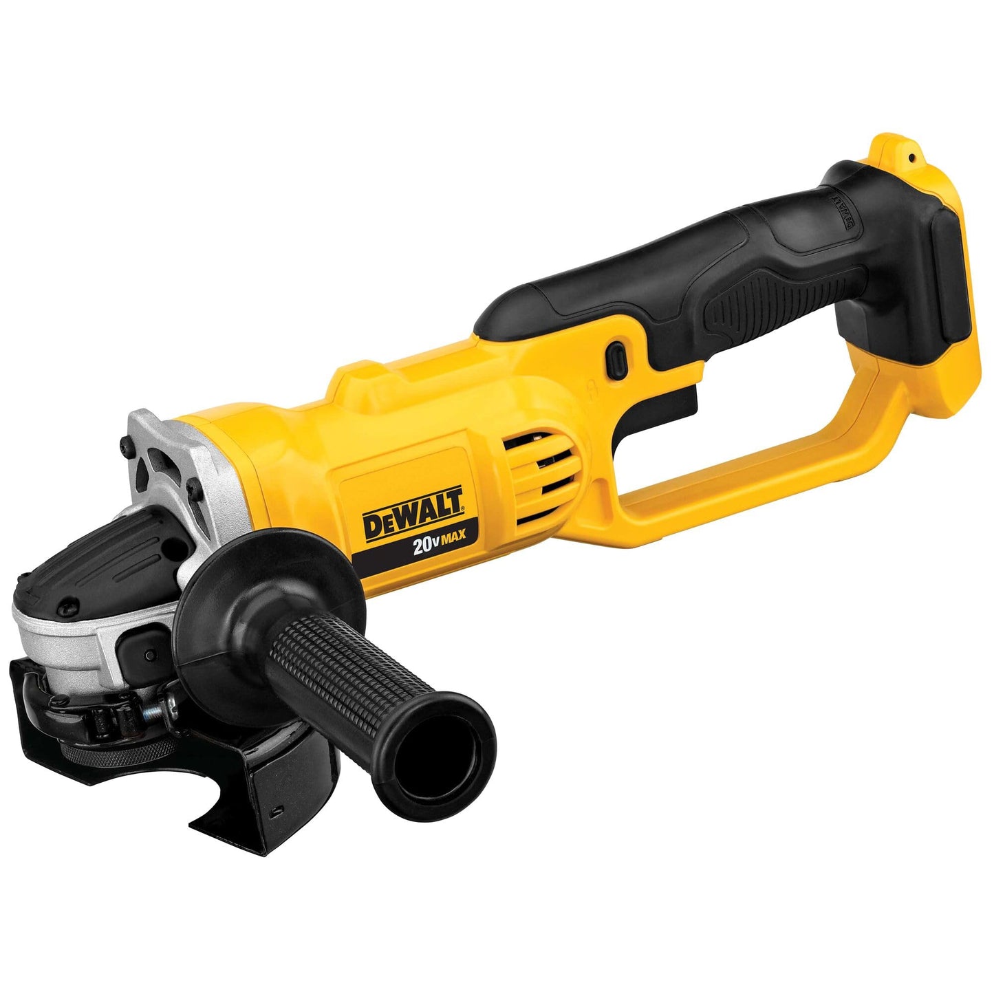 DEWALT 20V MAX* Angle Grinder Tool Cordless Brushless, 4 1/2 Inch, with Paddle Switch and Kickback Brake, Tool Only (DCG413B)
