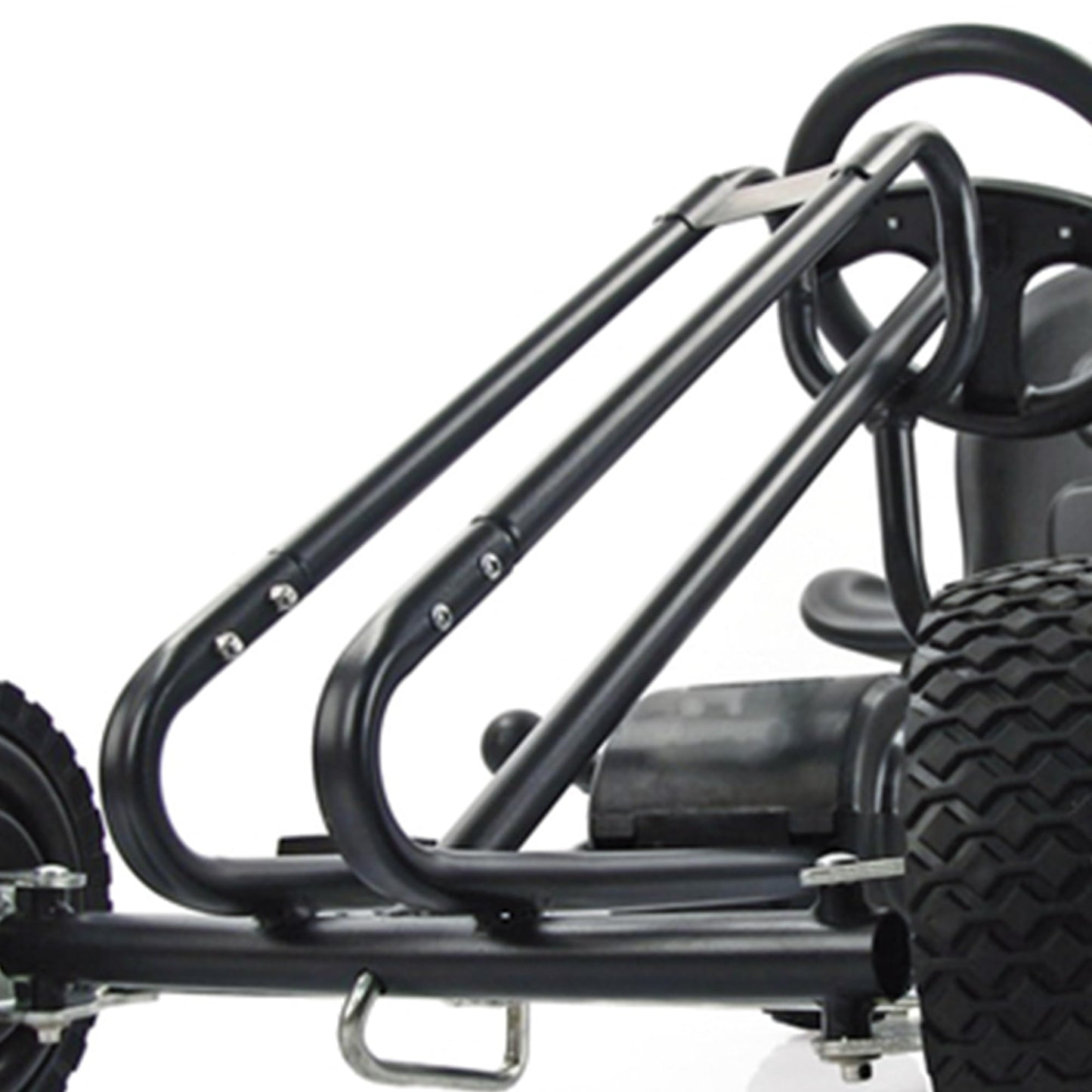hauck Kids Pedal Go Kart, 4 Wheel Bike Cart, Ages 4-8, Lightning Ride, Race Green
