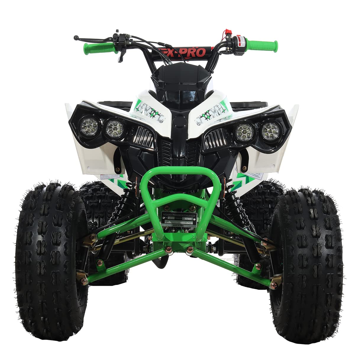 X-PRO Storm 125 125cc ATV Quad Adults ATV 4 Wheelers Youth 4 wheeler ATVs Big Boys ATVs Quads (Orange)