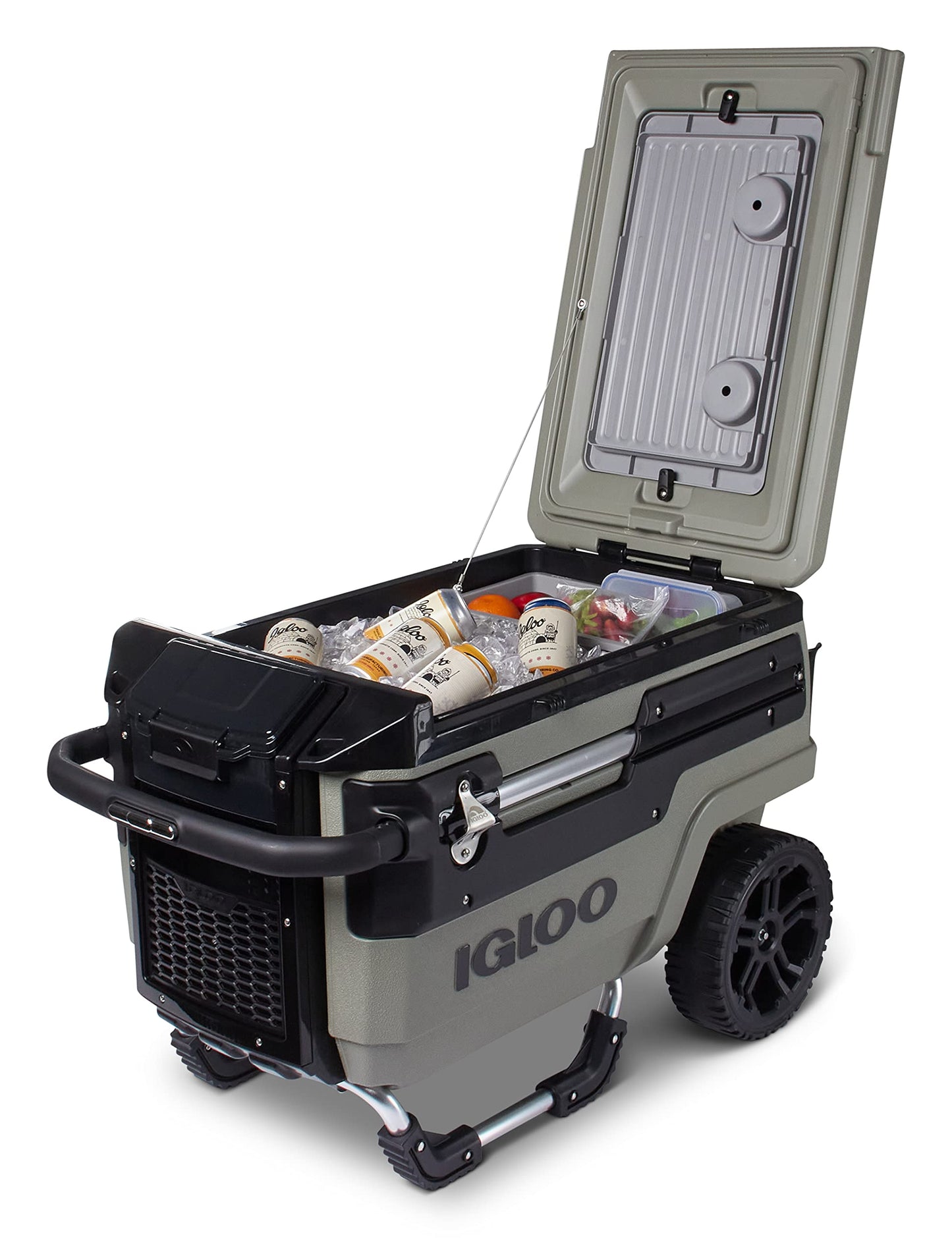 Igloo Trailmate Journey 70Qt Wheeled Cooler, Insulated Hard Shell Ice Chest