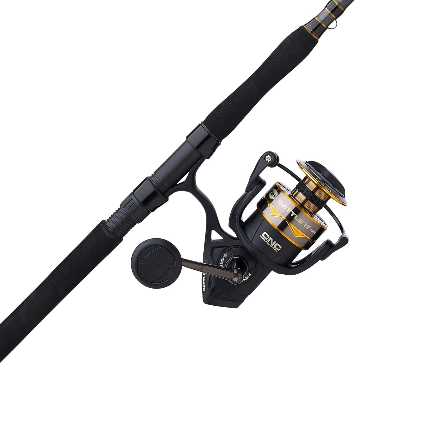 PENN Battle IV Spinning Reel and Fishing Rod Combo