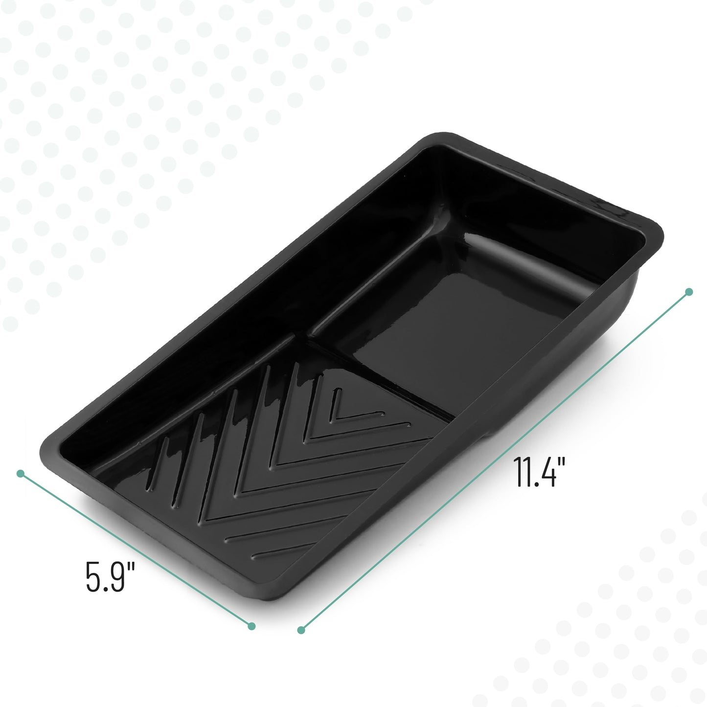 Bates- Paint Tray Liner, 9 Inch, 10 Pack, Paint Roller Tray, Disposable Plastic Paint Trays, Paint Pans Trays, Paint Supplies for House Painting, Roller Tray