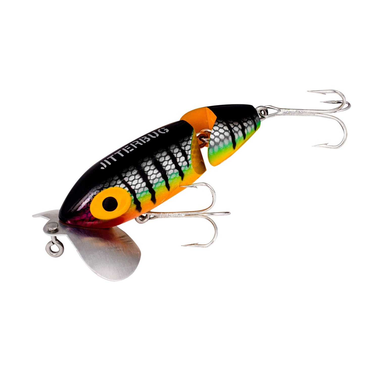Jitterbug Topwater Bass Fishing Lure - Excellent for Night Fishing
