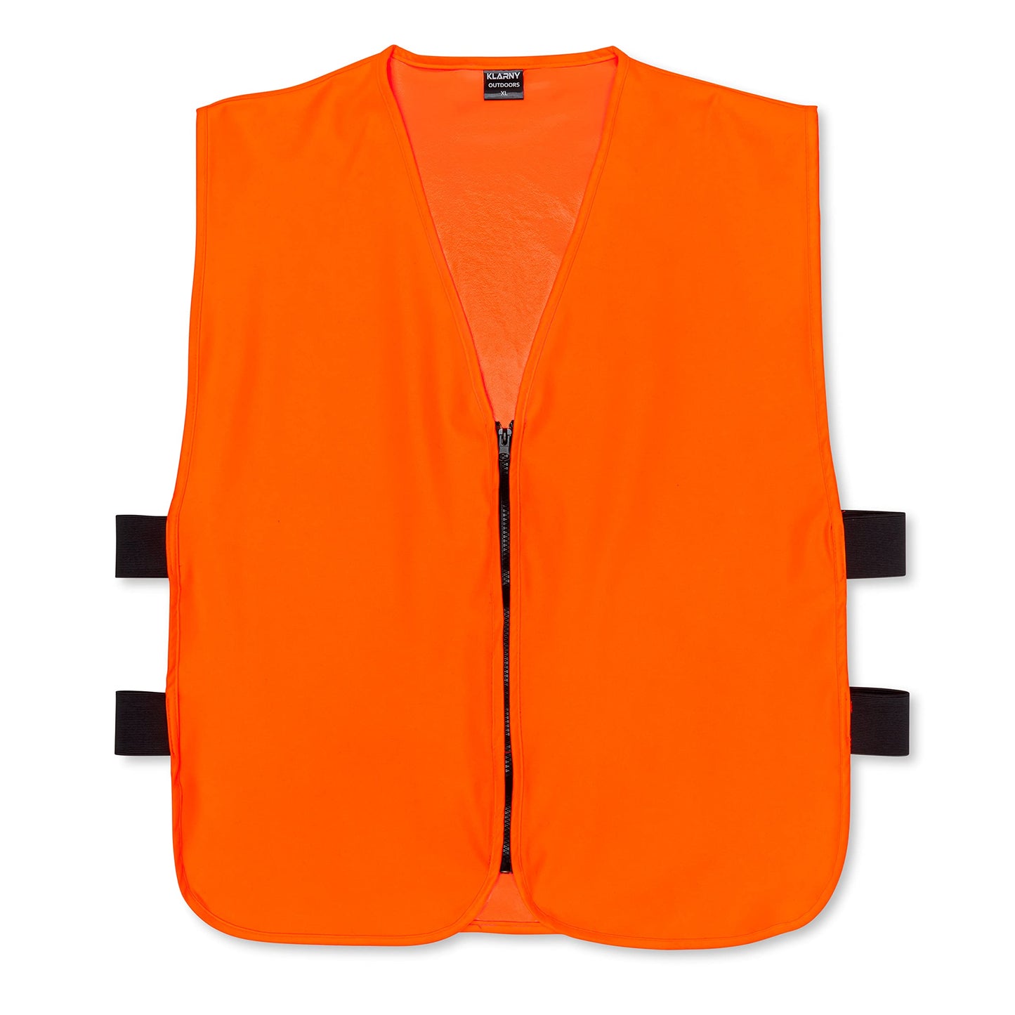 Klarny Orange Safety Vest, High-Visibility, Waterproof Deer and Bow Hunting Gear, Quiet Hunter Vests and Hunting Accessories